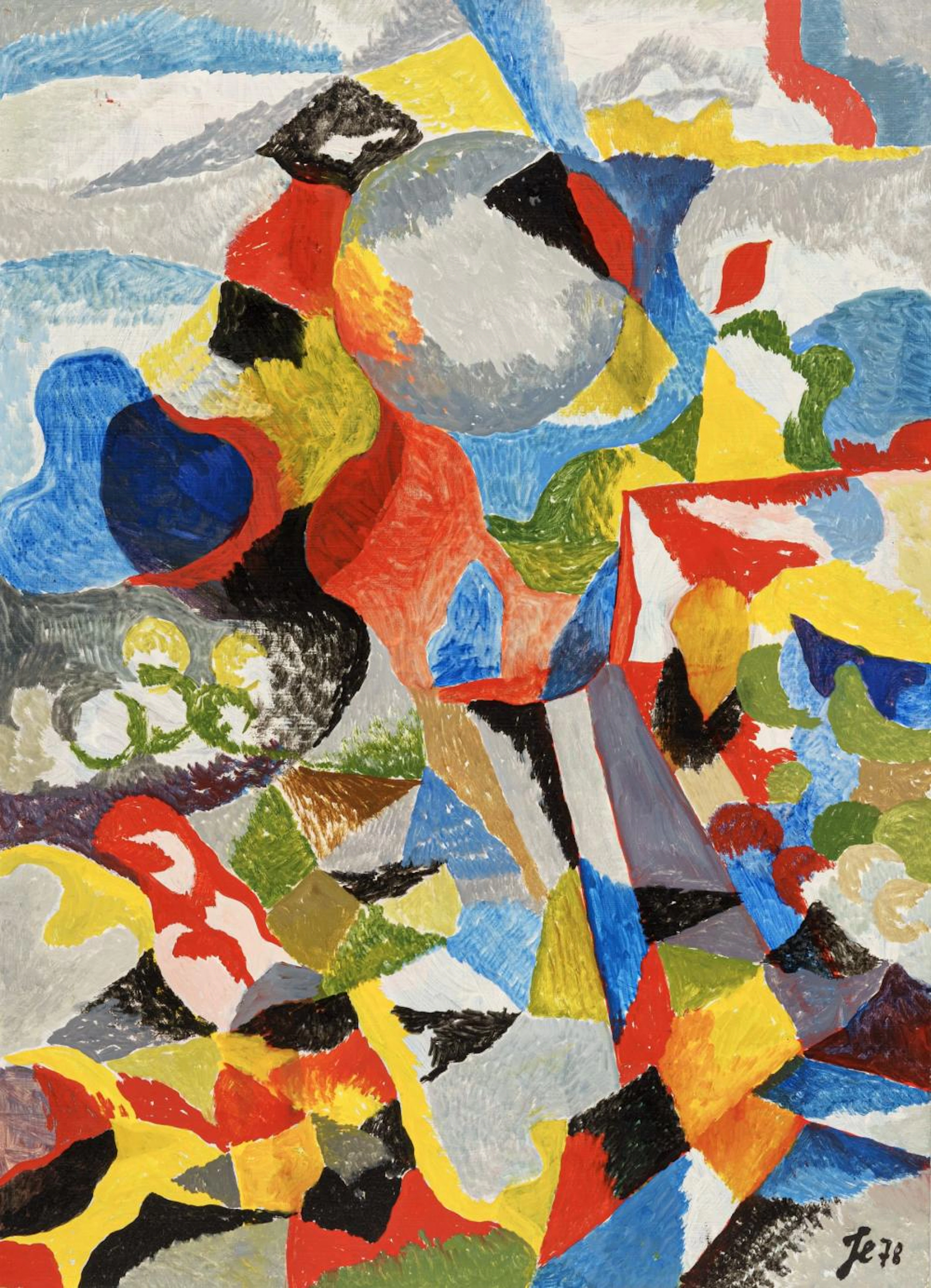 Günter Horlbeck "Garten mit Kobold". 1978.