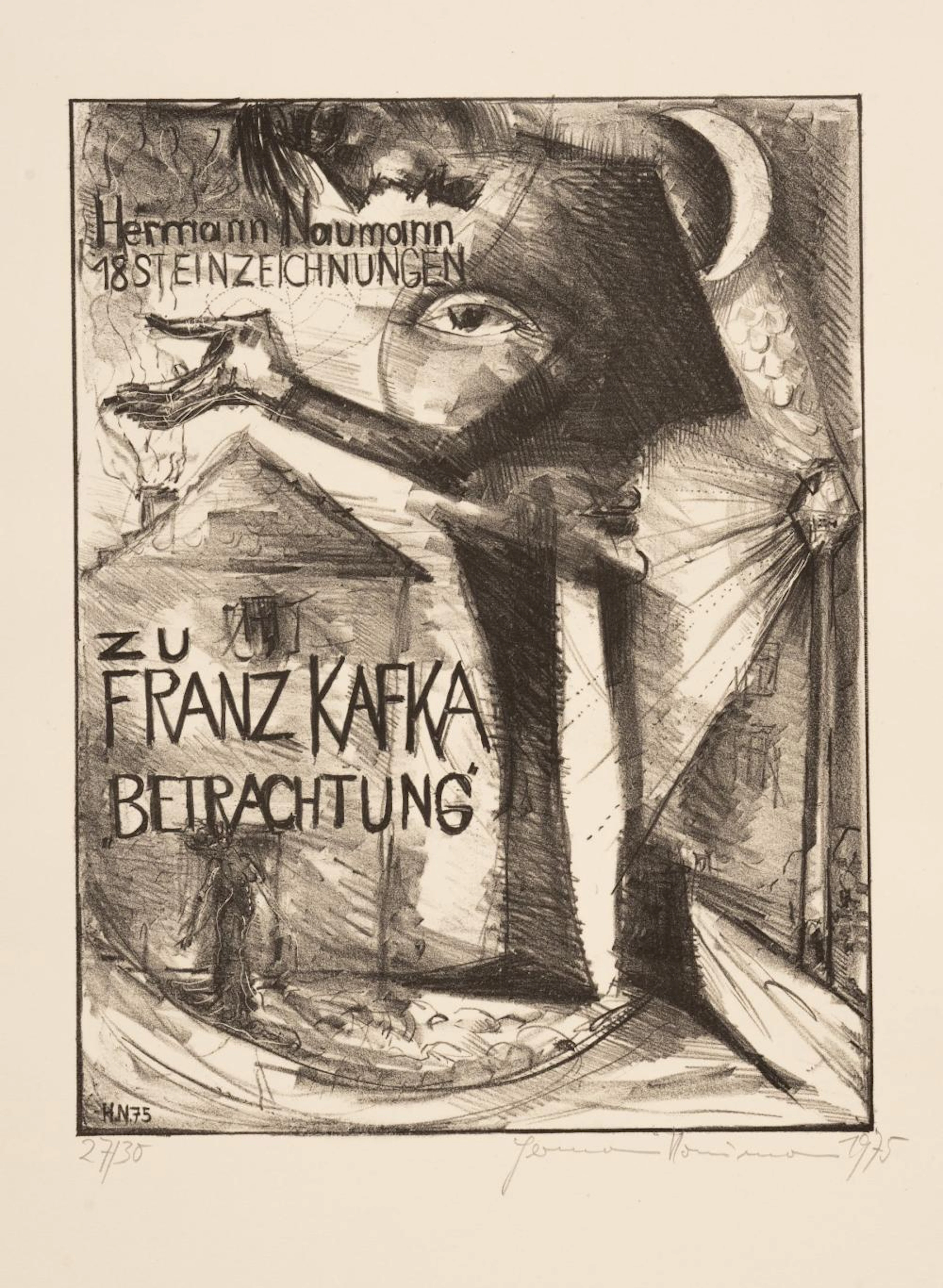 Hermann Naumann "Zu Franz Kafka ''Betrachtung'' ". 1974? 1975.