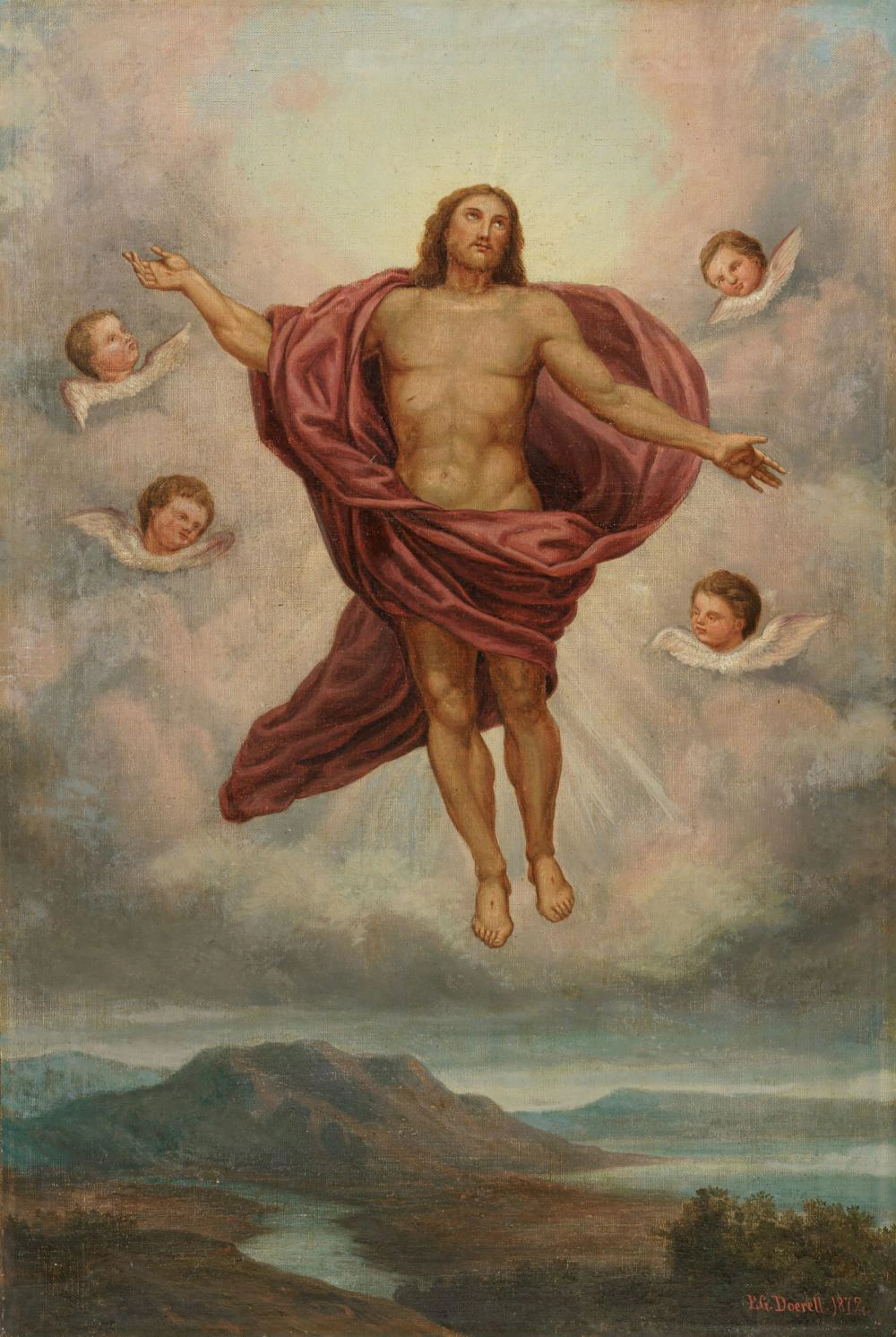 Ernst Gustav Doerell, Christi Himmelfahrt. 1871.