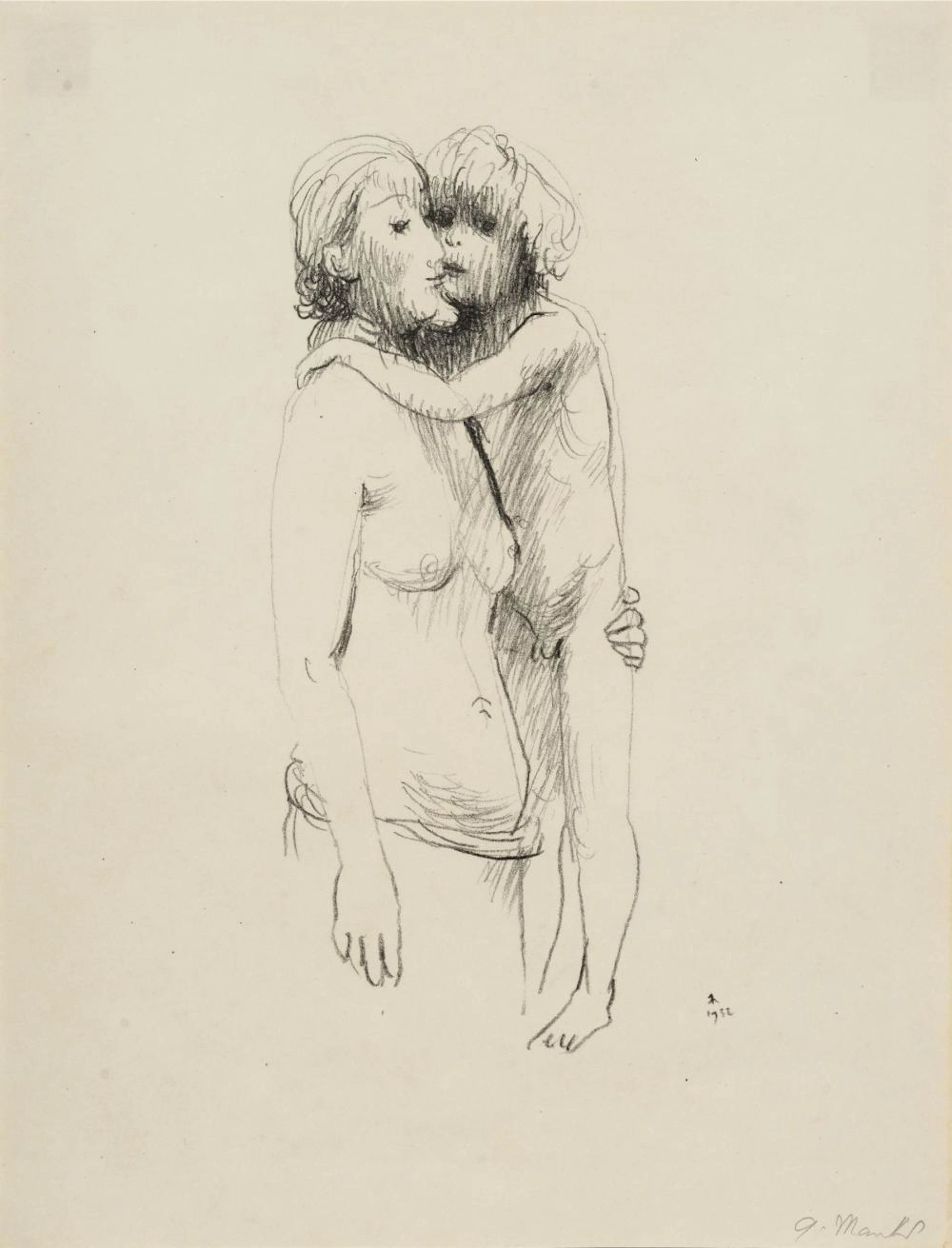 Gerhard Marcks "Mutter mit Kind I". 1932.