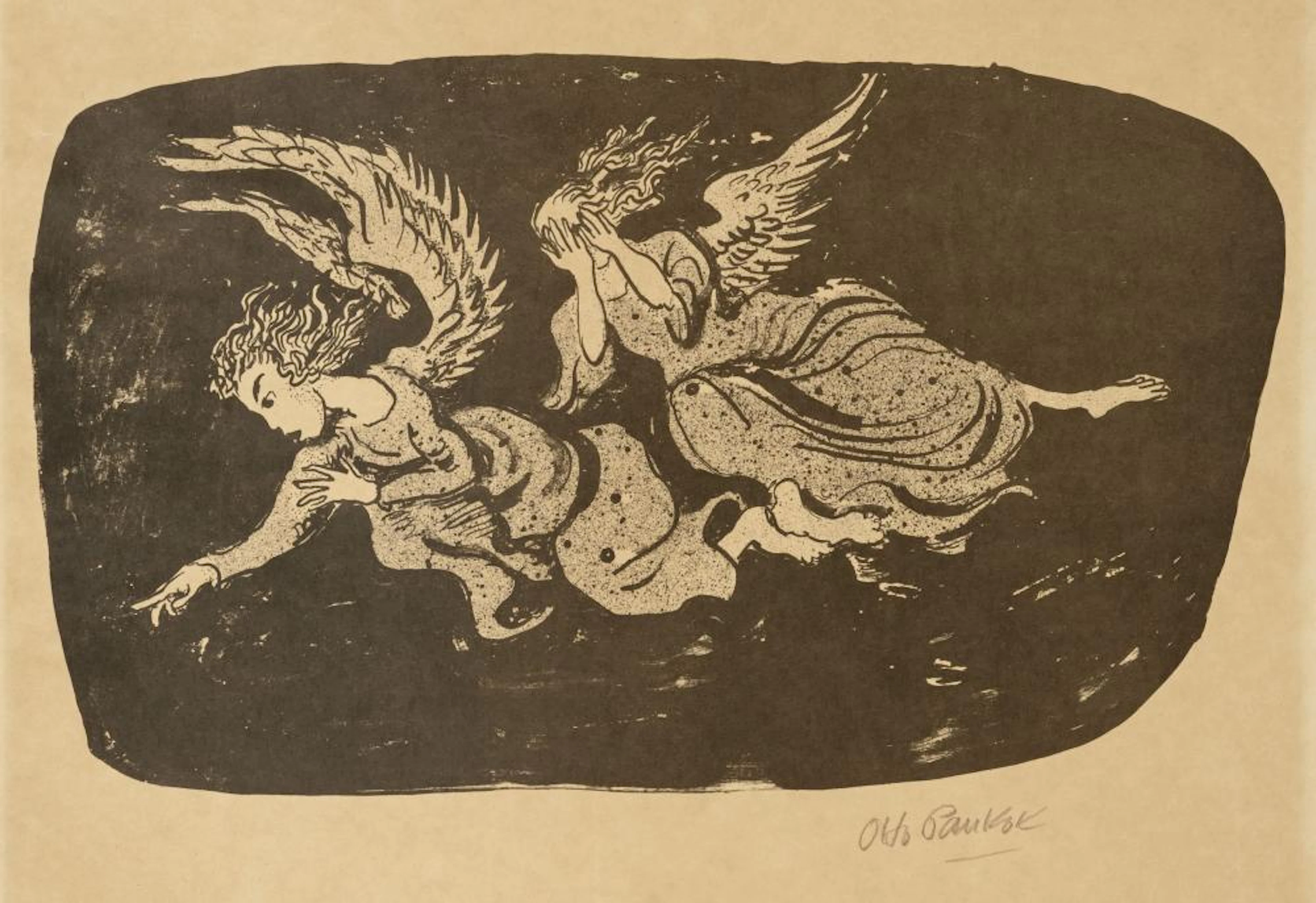 Otto Pankok "Weinende Engel". 1935.