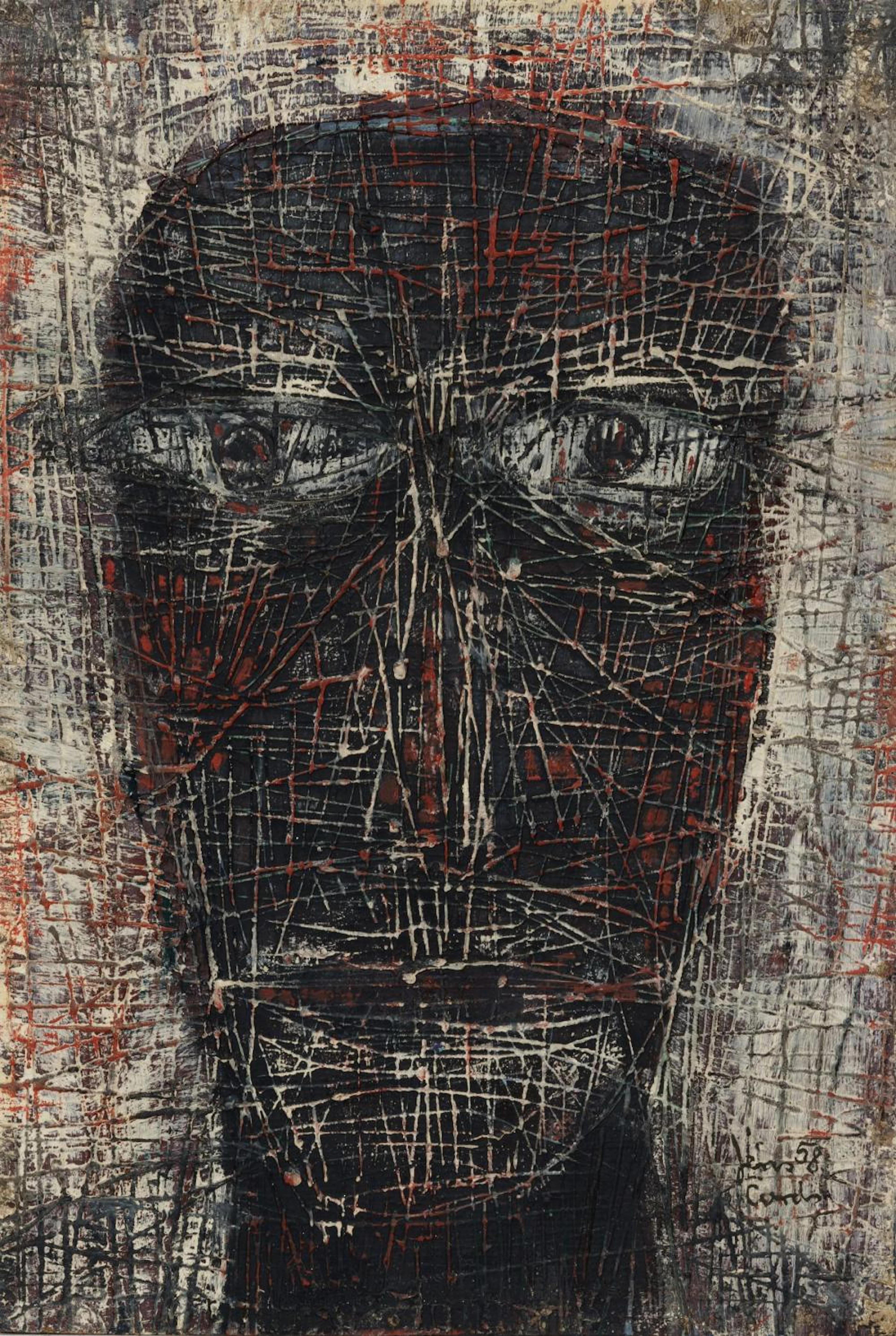 Jens Cords "Dunkler Kopf". 1958.