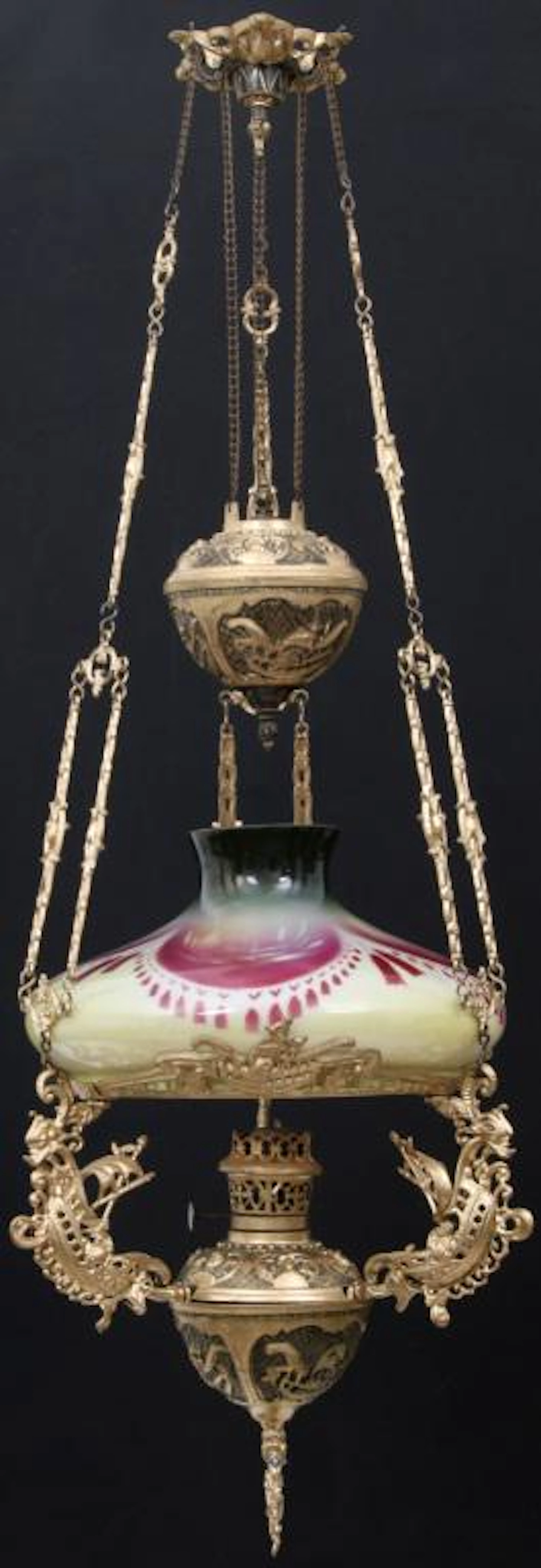 Unusual Chandelier with Nautical Motif