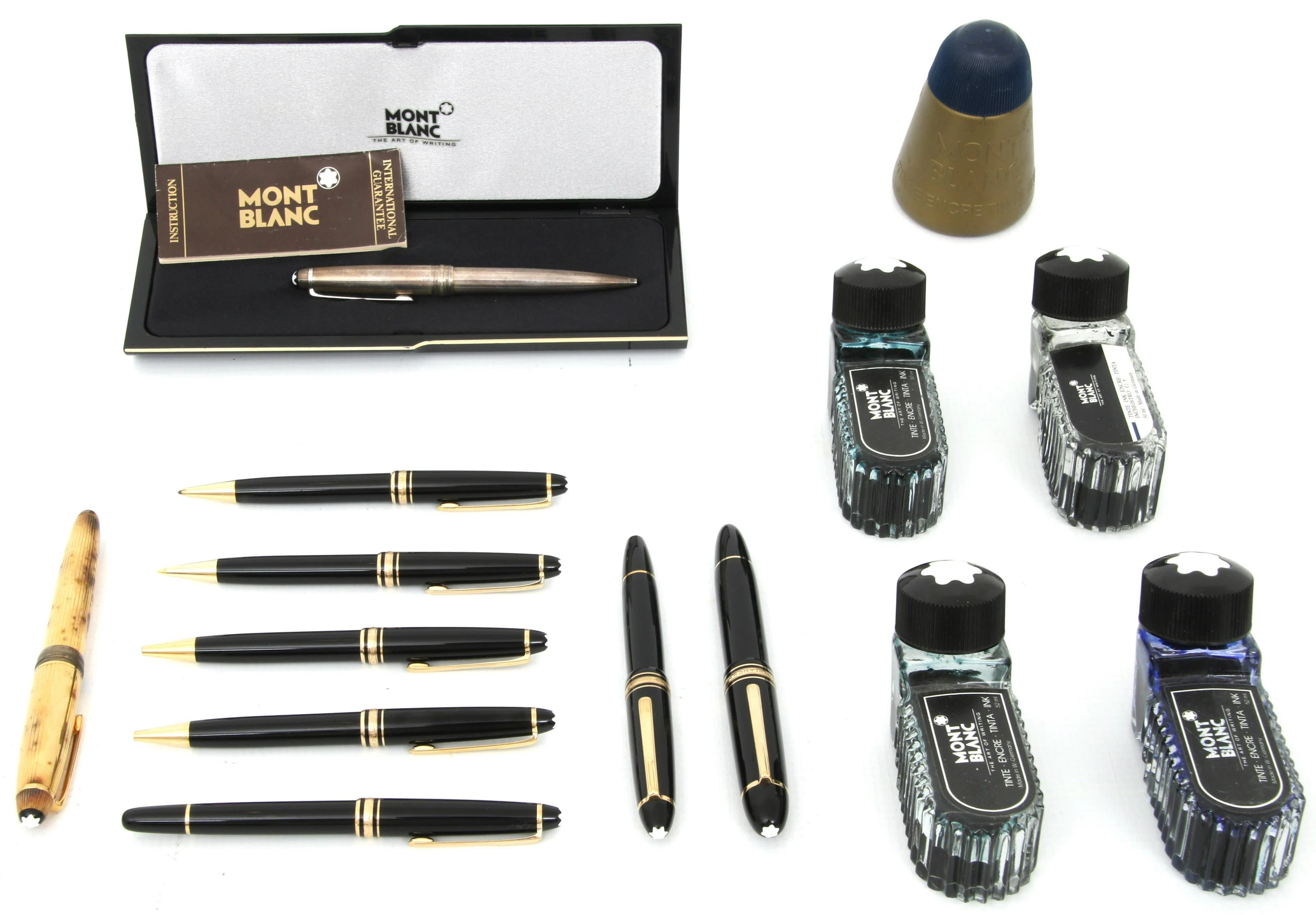 Group of 14 Mont Blanc Items