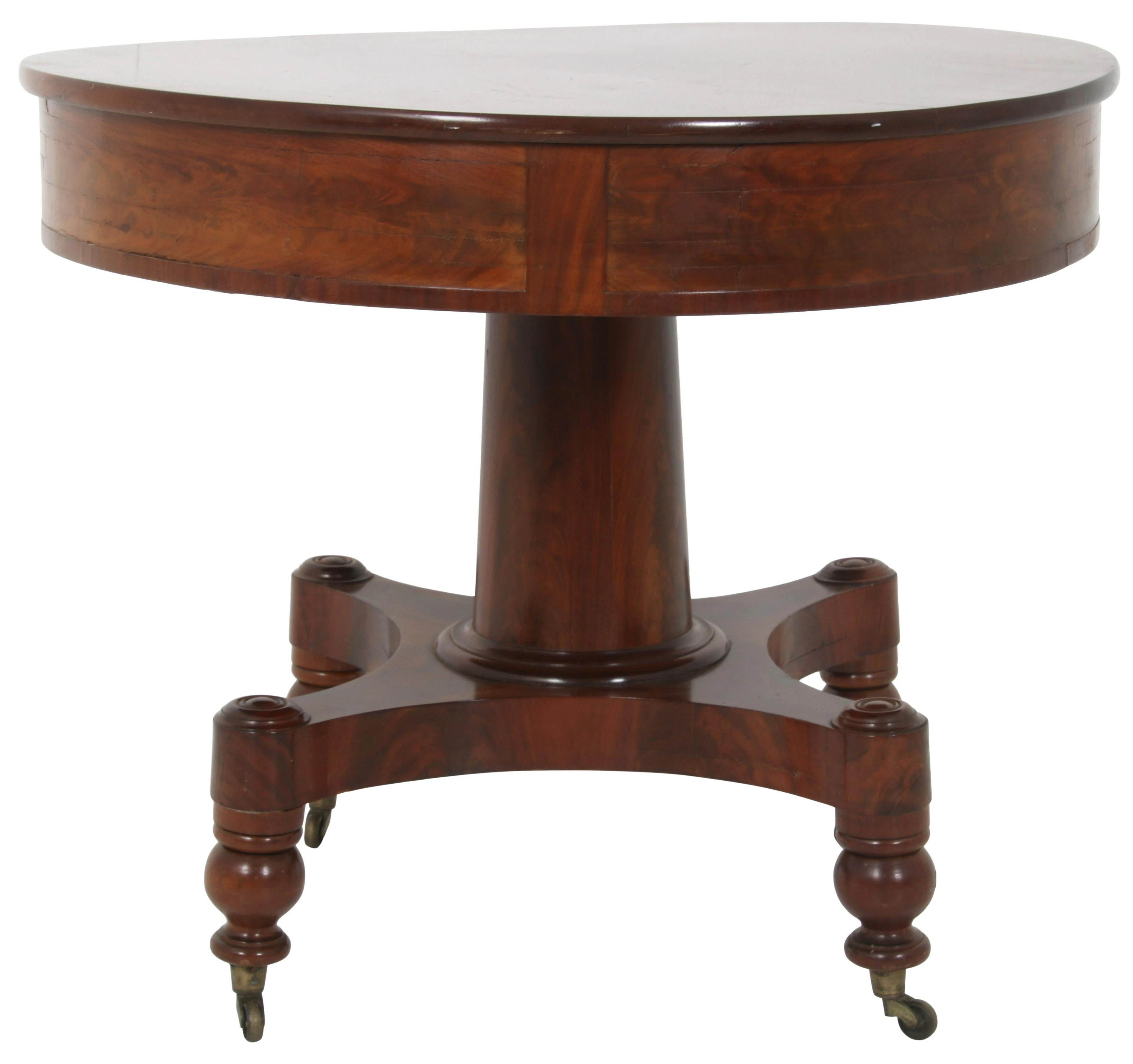 Empire Mahogany Center Table