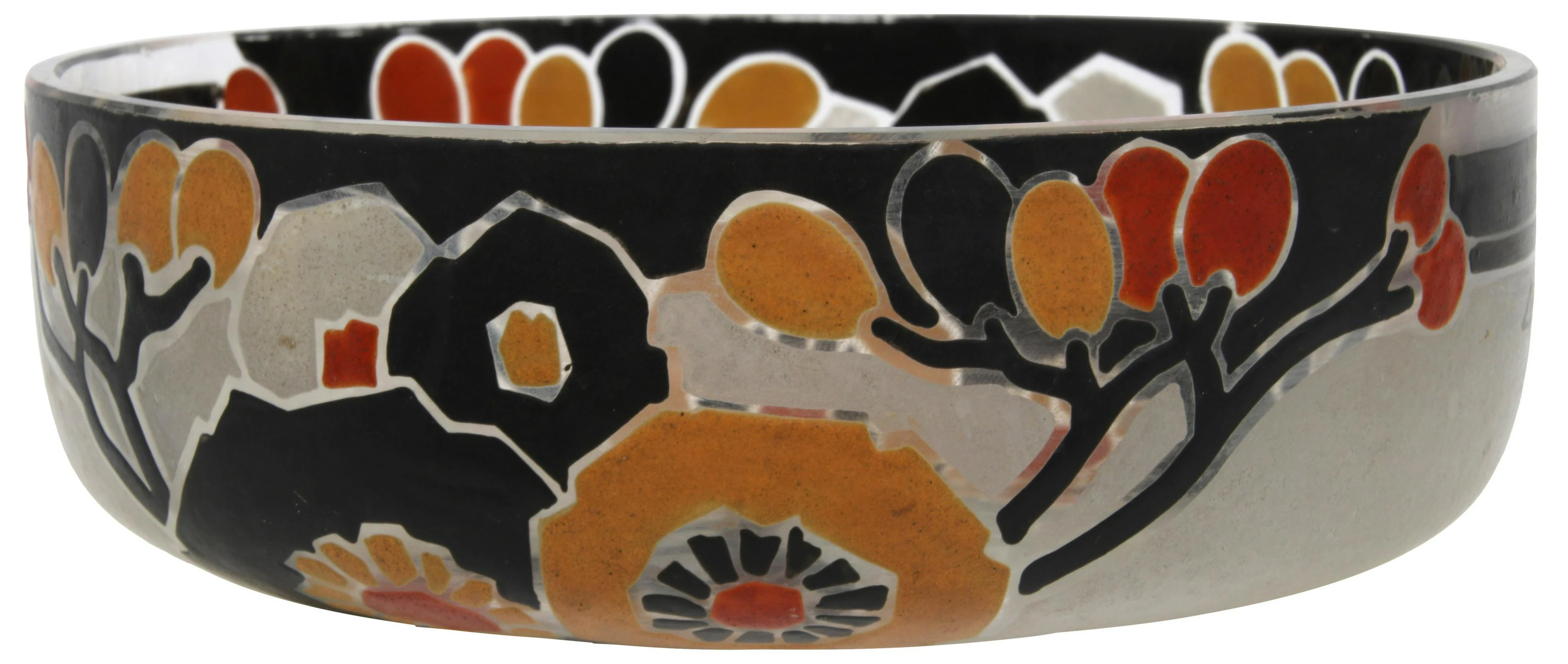 Quenvit Art Deco Enameled Bowl