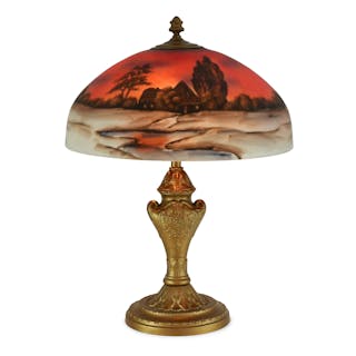 Pittsburgh Winter Landscape Table Lamp