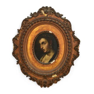 Old Master Portrait of a Woman, Oil on Canvas Laid on Board, Circa 1800