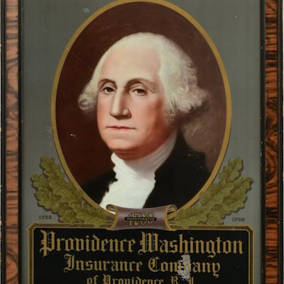 Providence Washington Insurance Company Tin Advertising Sign