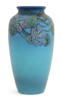 Rookwood Pottery Floral Vase, Decorated by Sallie E. Coyne