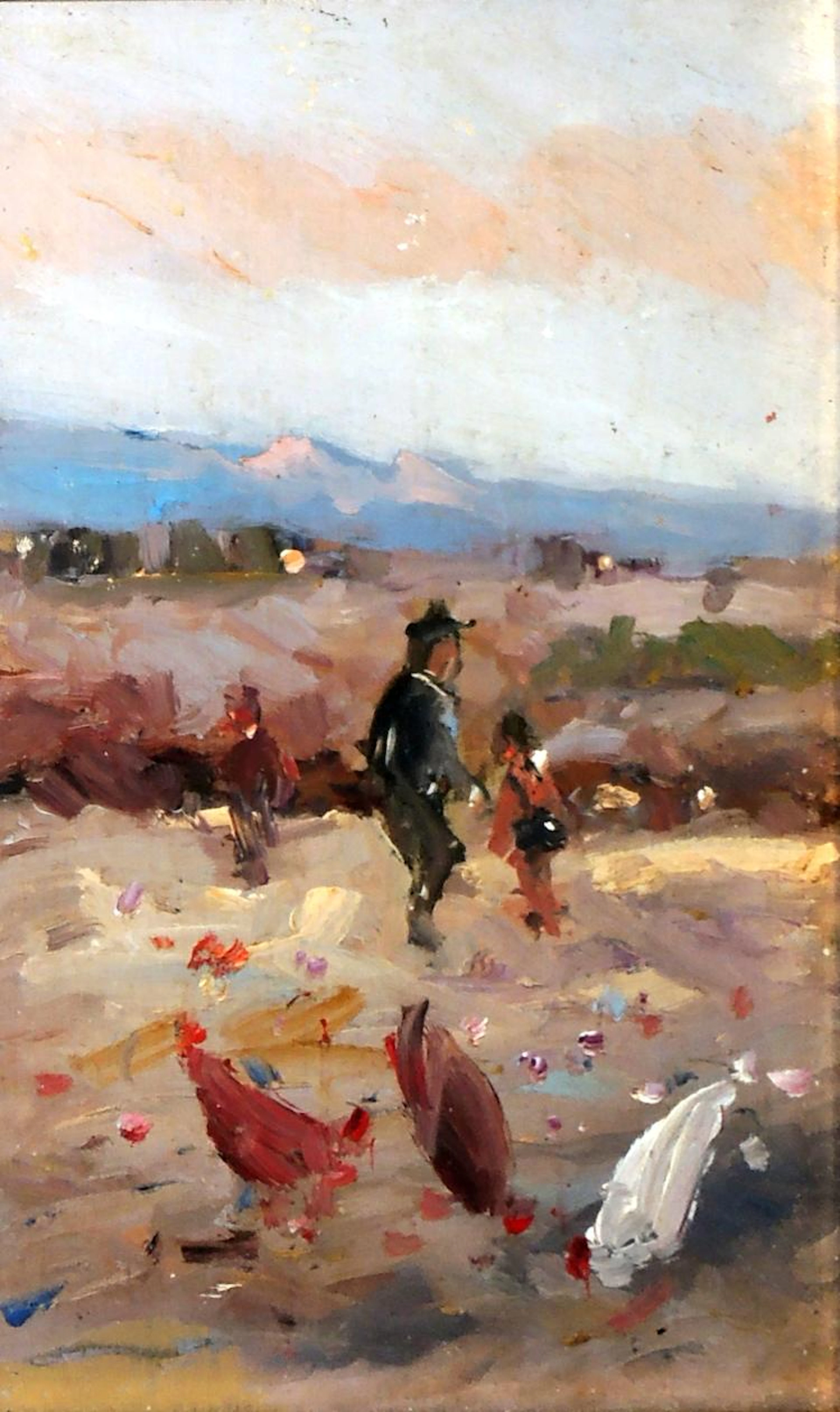 JOAQUIN MIR I TRINXET (1873-1937 / 40) oil table