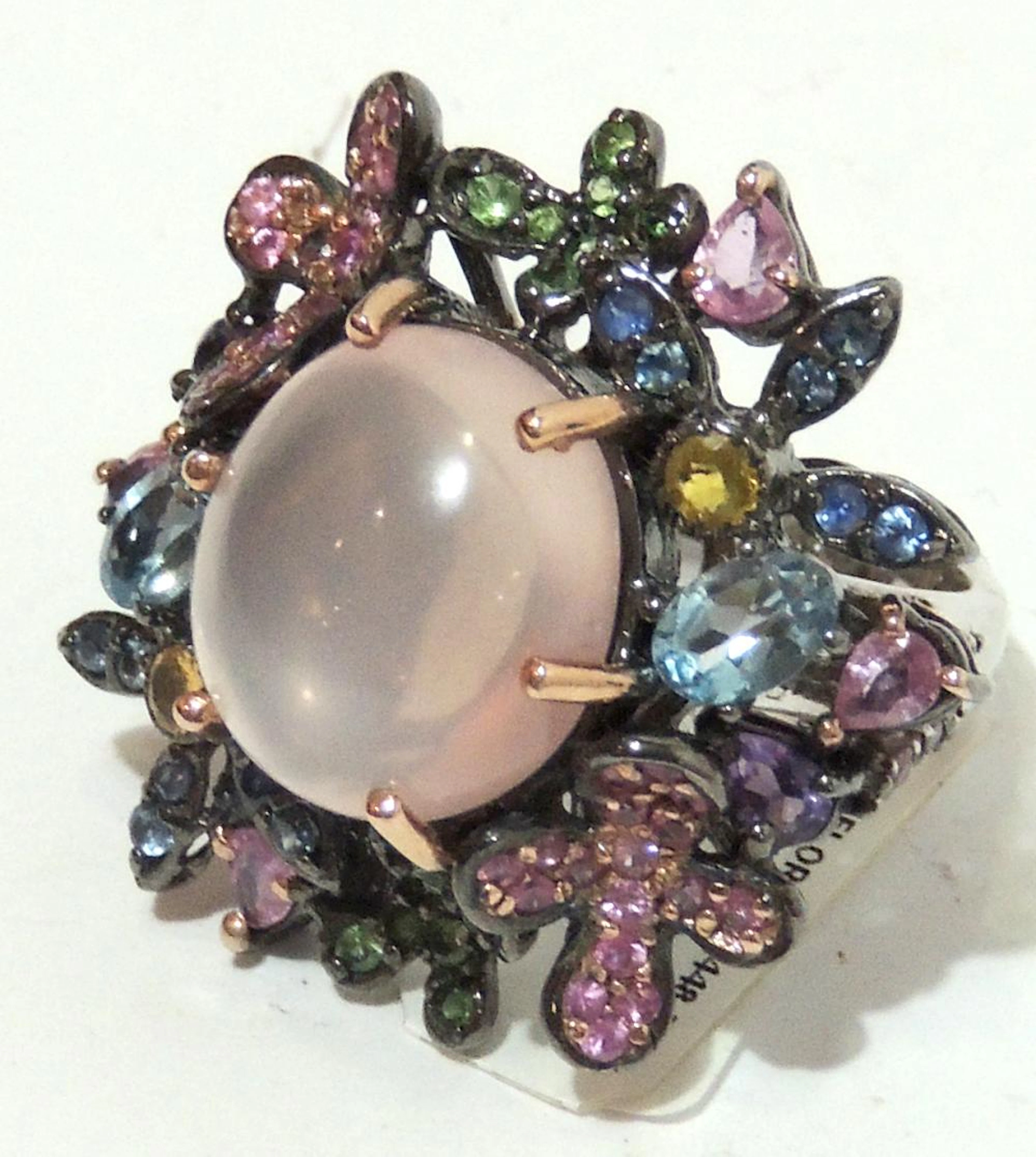 FLORAL AND VEGETAL DESIGN RING