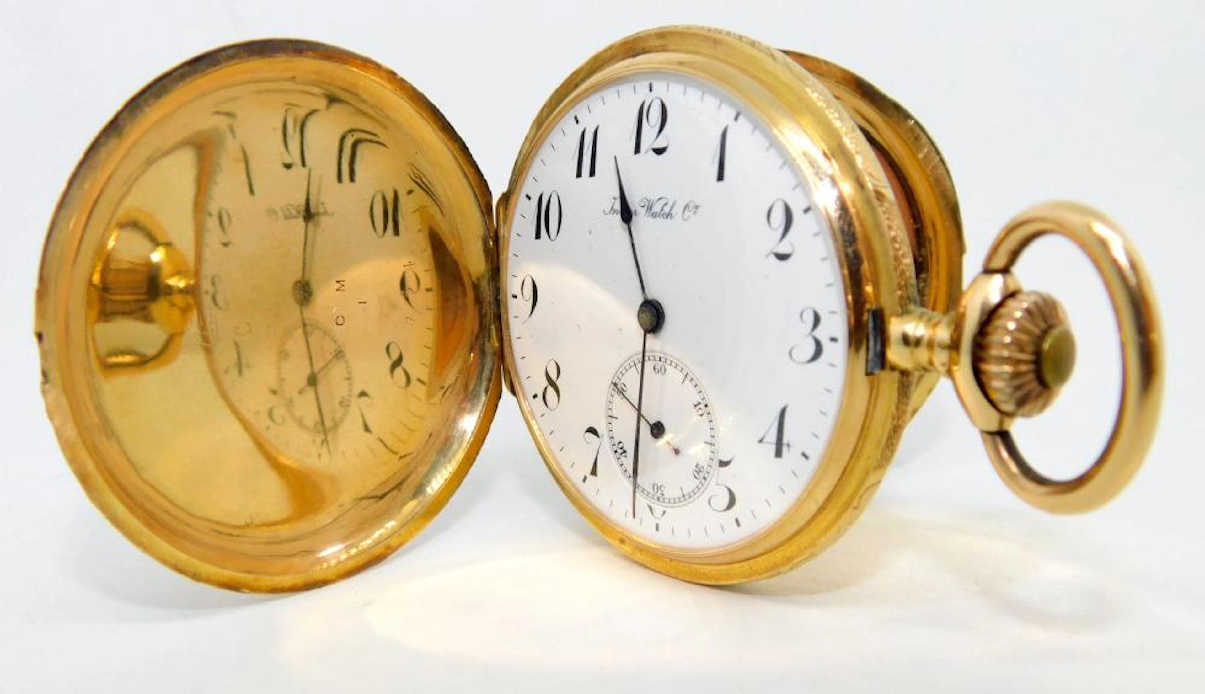 INVAR BREQUET. CIRCA 1900 POCKET WATCH in yellow...