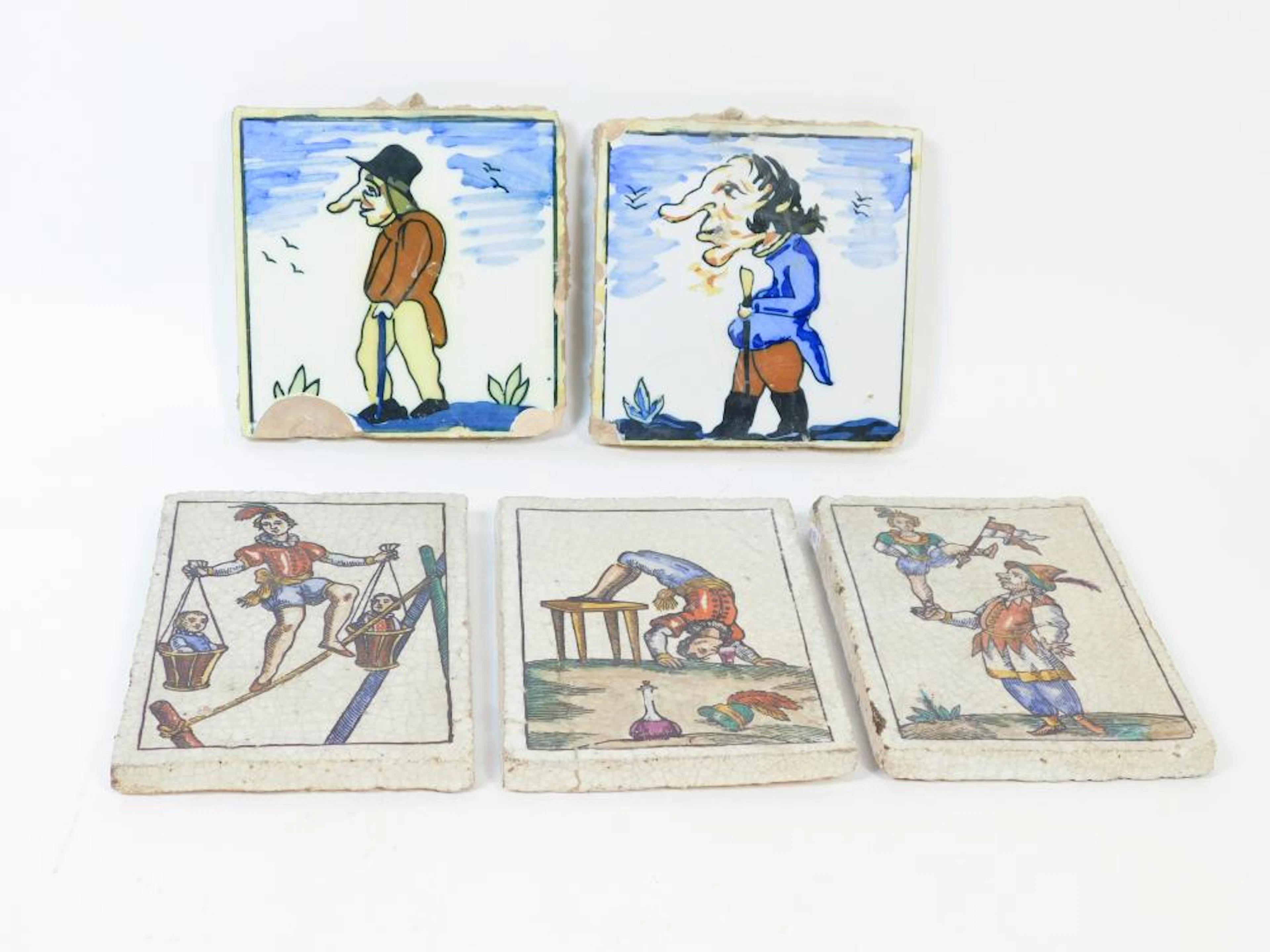 COLECCIÓN DE BALDOSAS ANTIGUAS en cerámica esmaltada