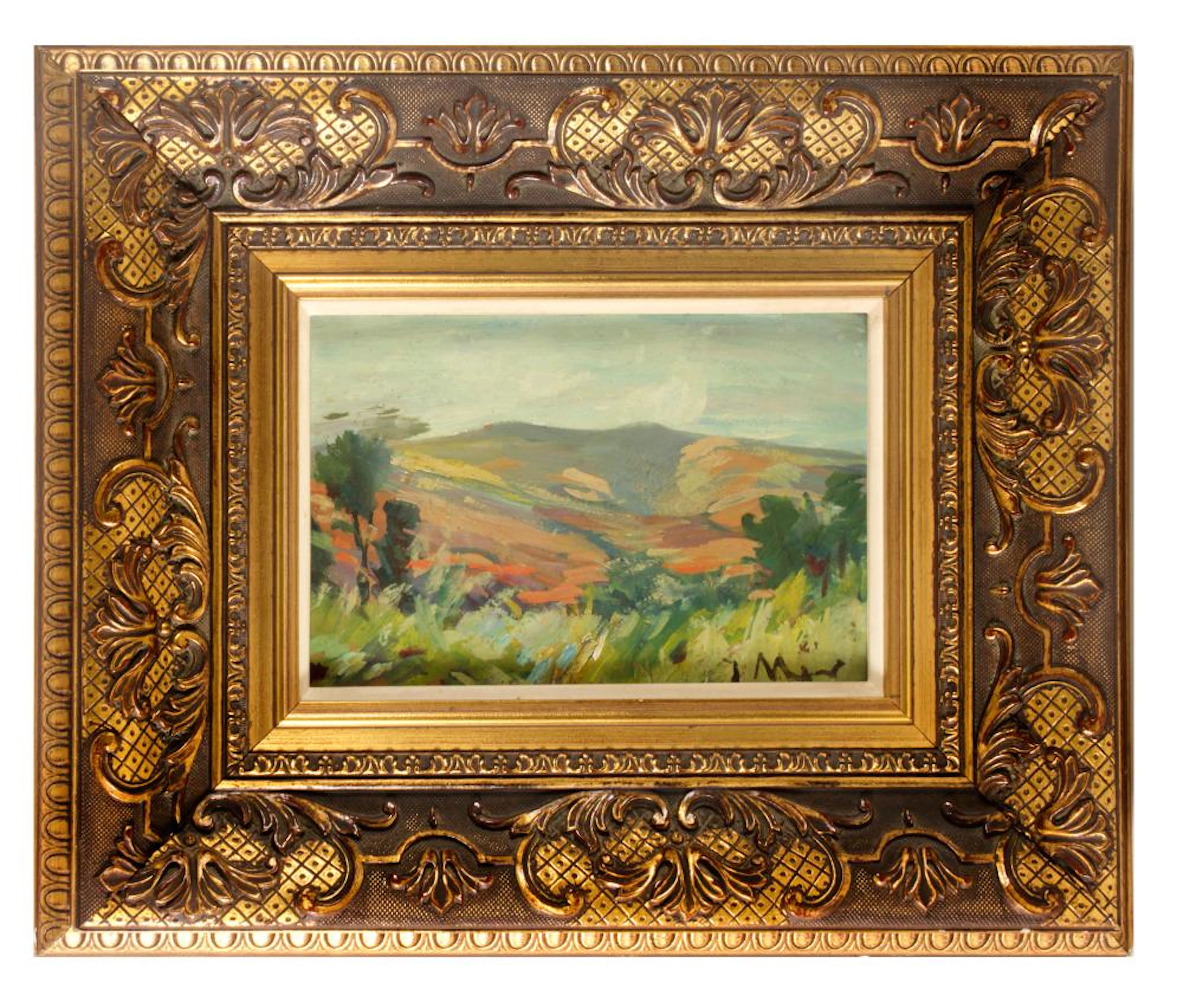 Joaquin MIR I TRINXET (1873-1940) "Paisaje" óleo sobre cartón 16.5x25 cm