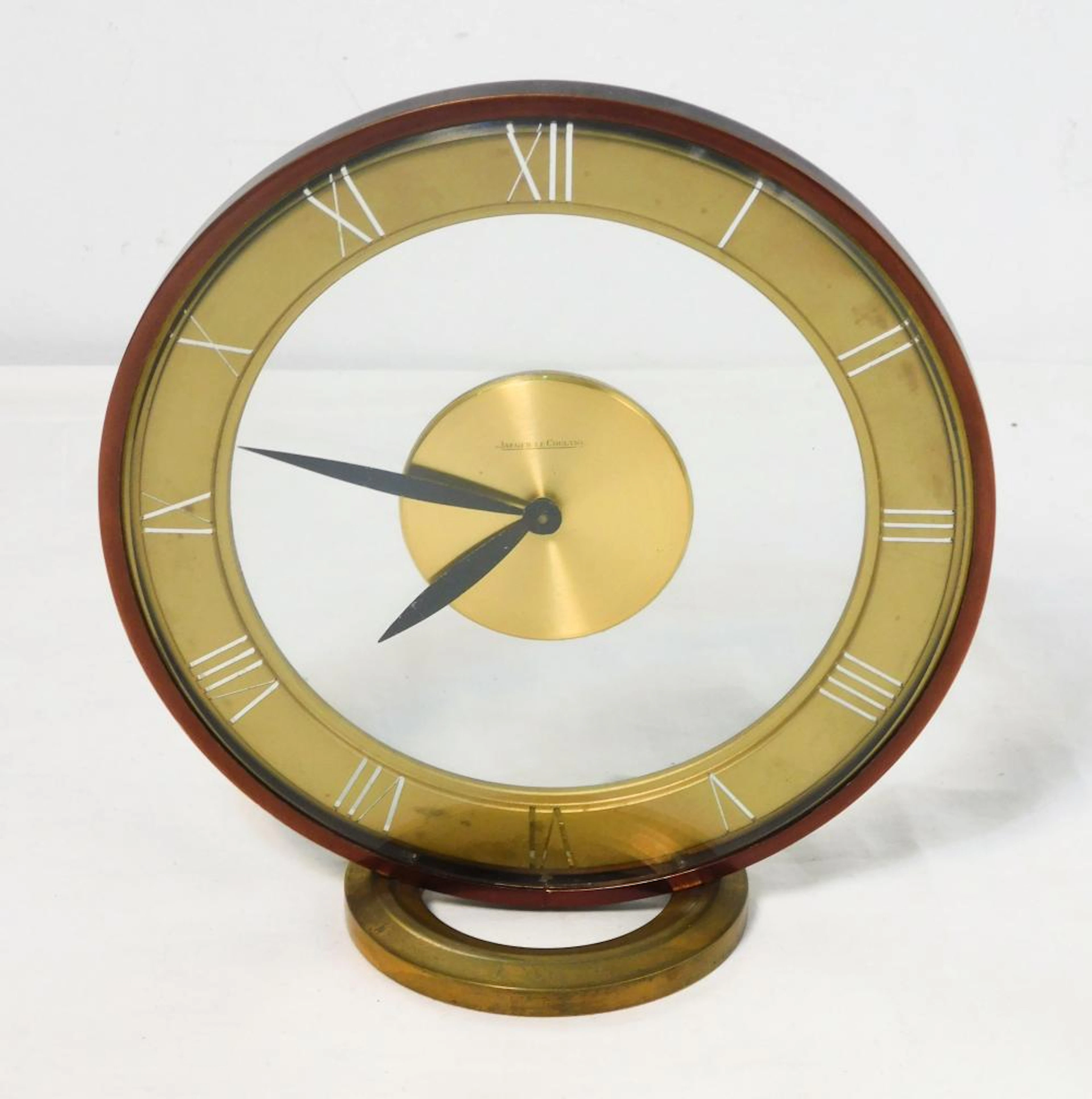 JAEGER LECOULTRE. RELOJ DE SOBREMESA maquinária de cuarzo Altura: 17 cm.