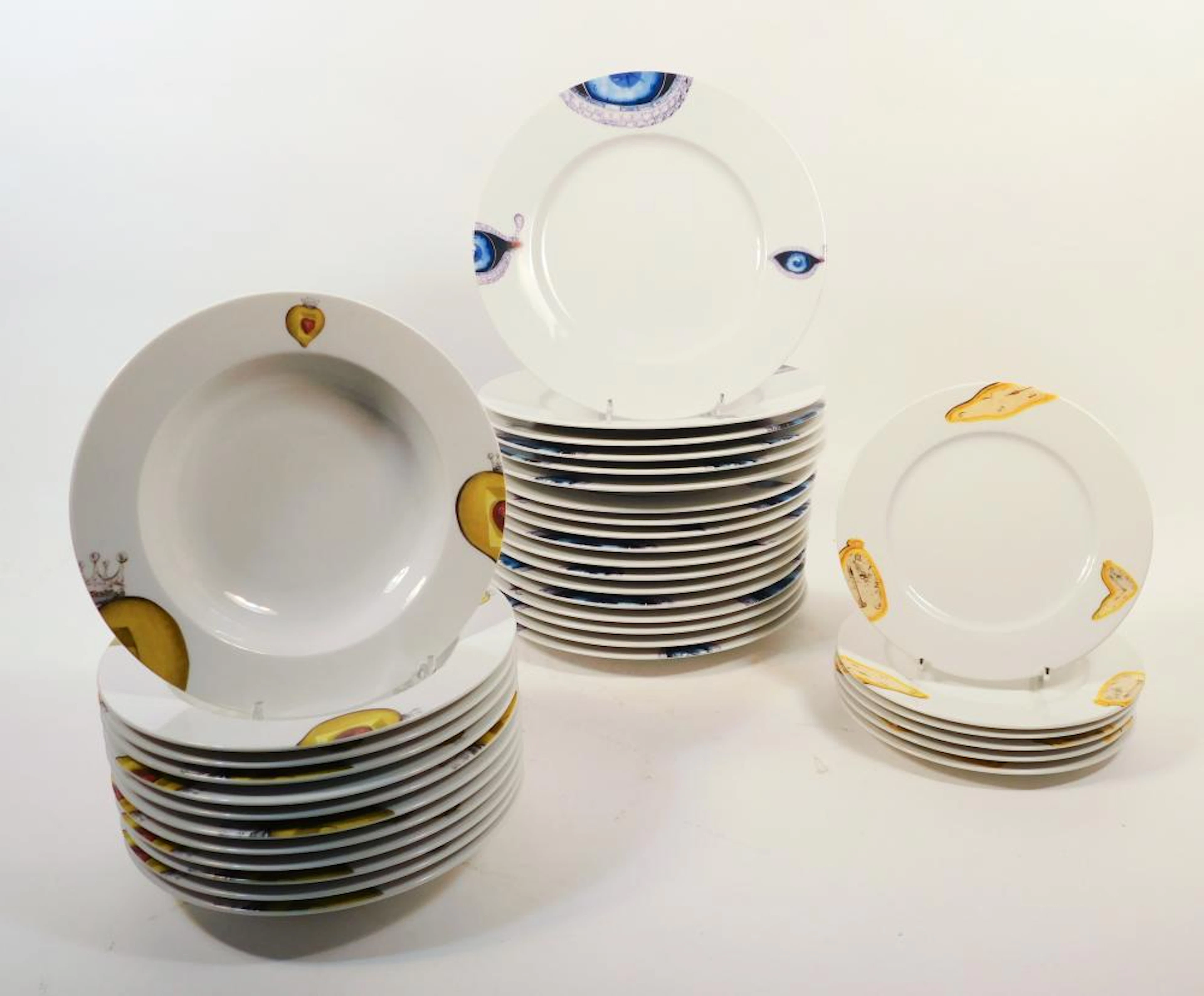 VAJILLA COLECCIÓN "SALVADOR DALÍ" porcelana de Bohemia...