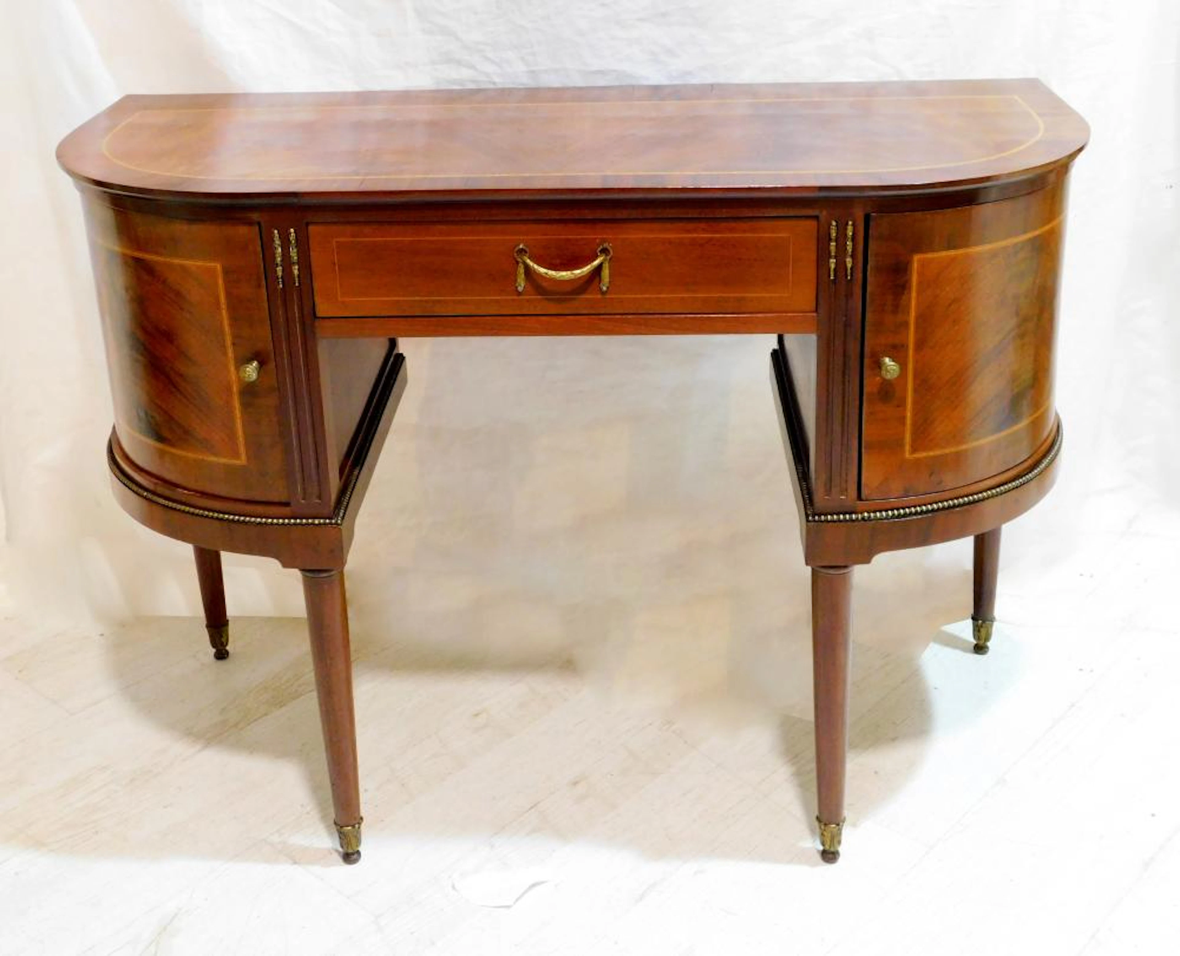 MESA DE DESPACHO ESTILO NEOCLÁSICO en madera con...