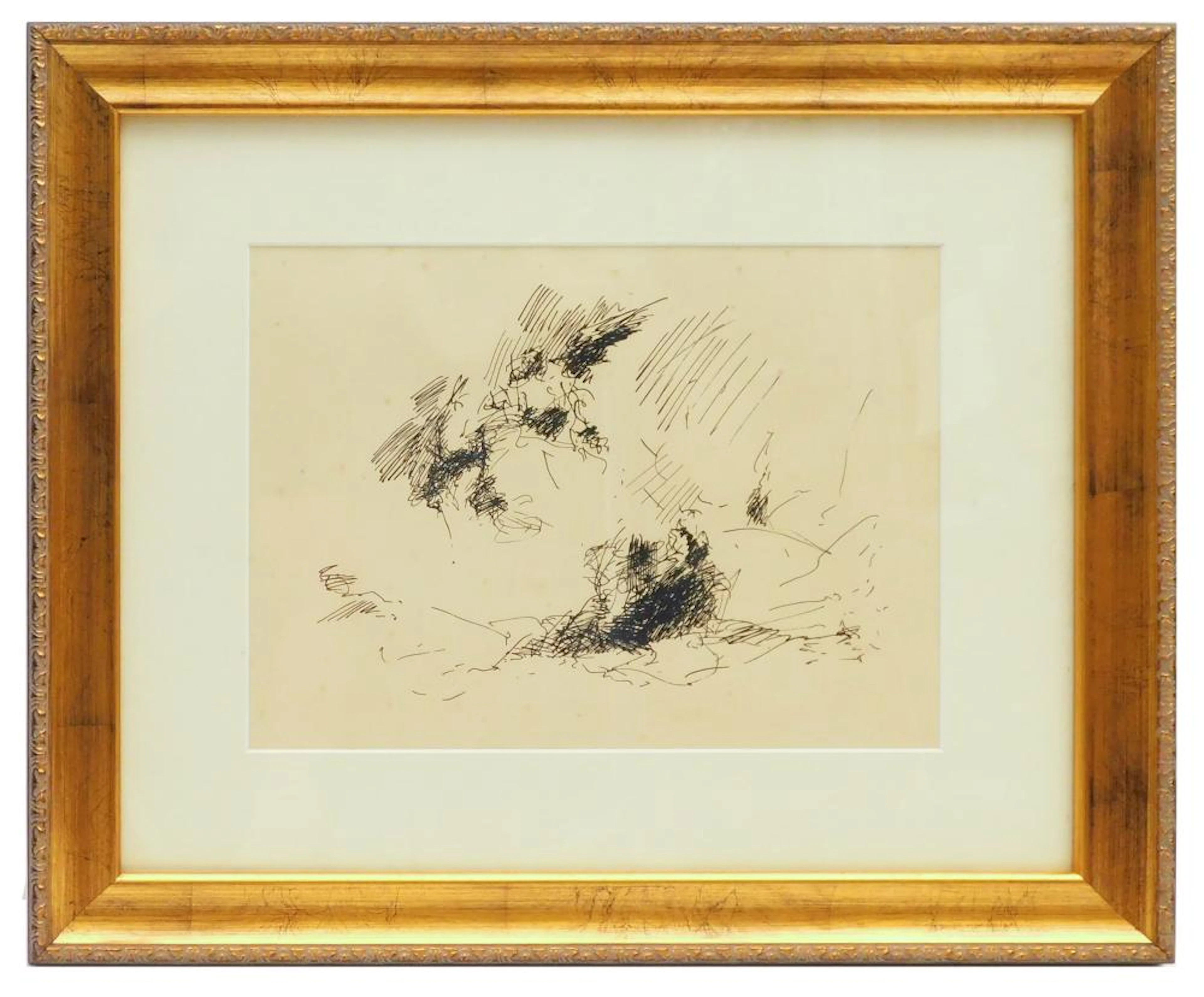 Antonio Lorenzo ZOBEL (XX) "Estudio de un angel de...