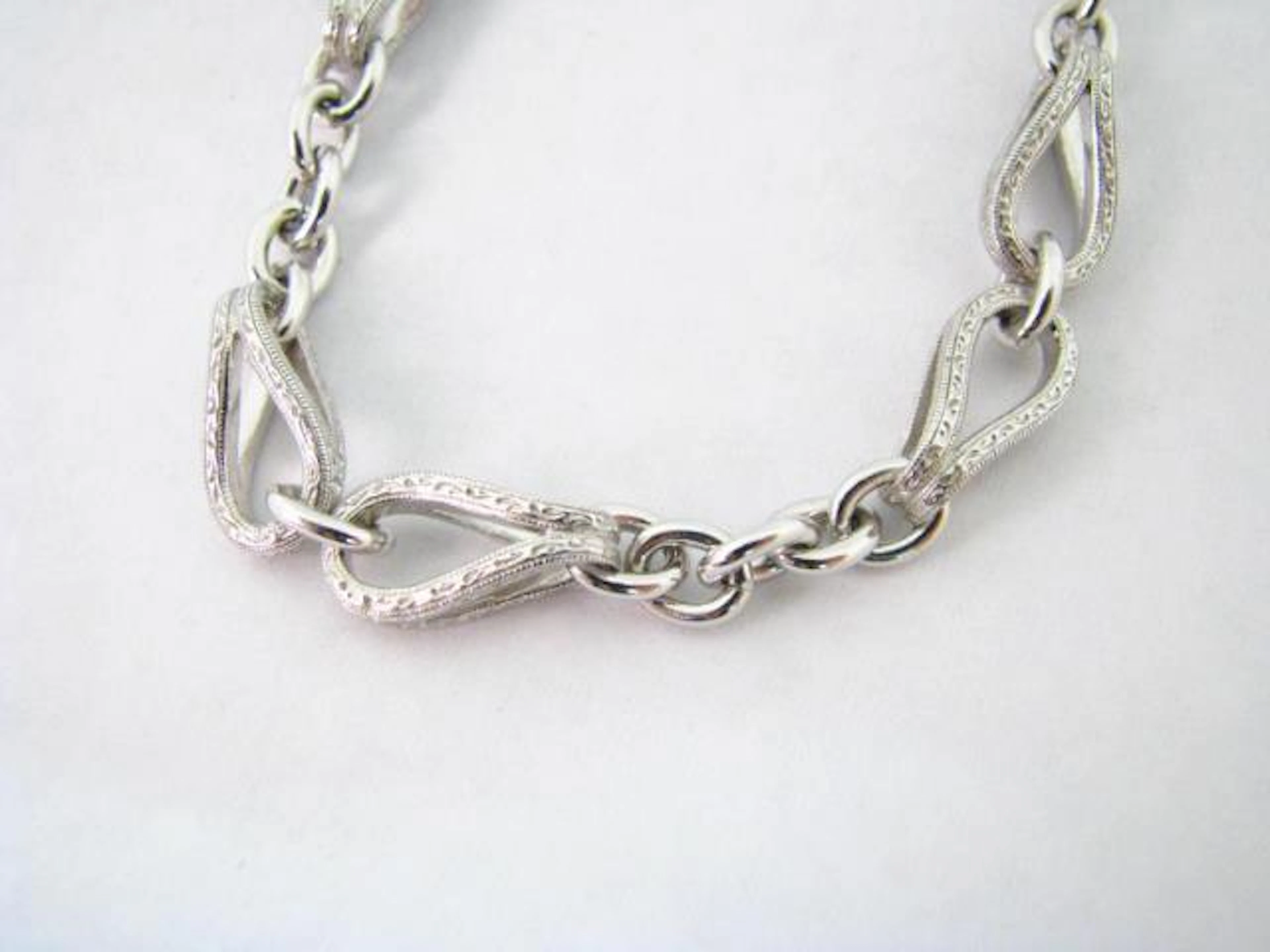 18" Sterling Silver Tacori Necklace