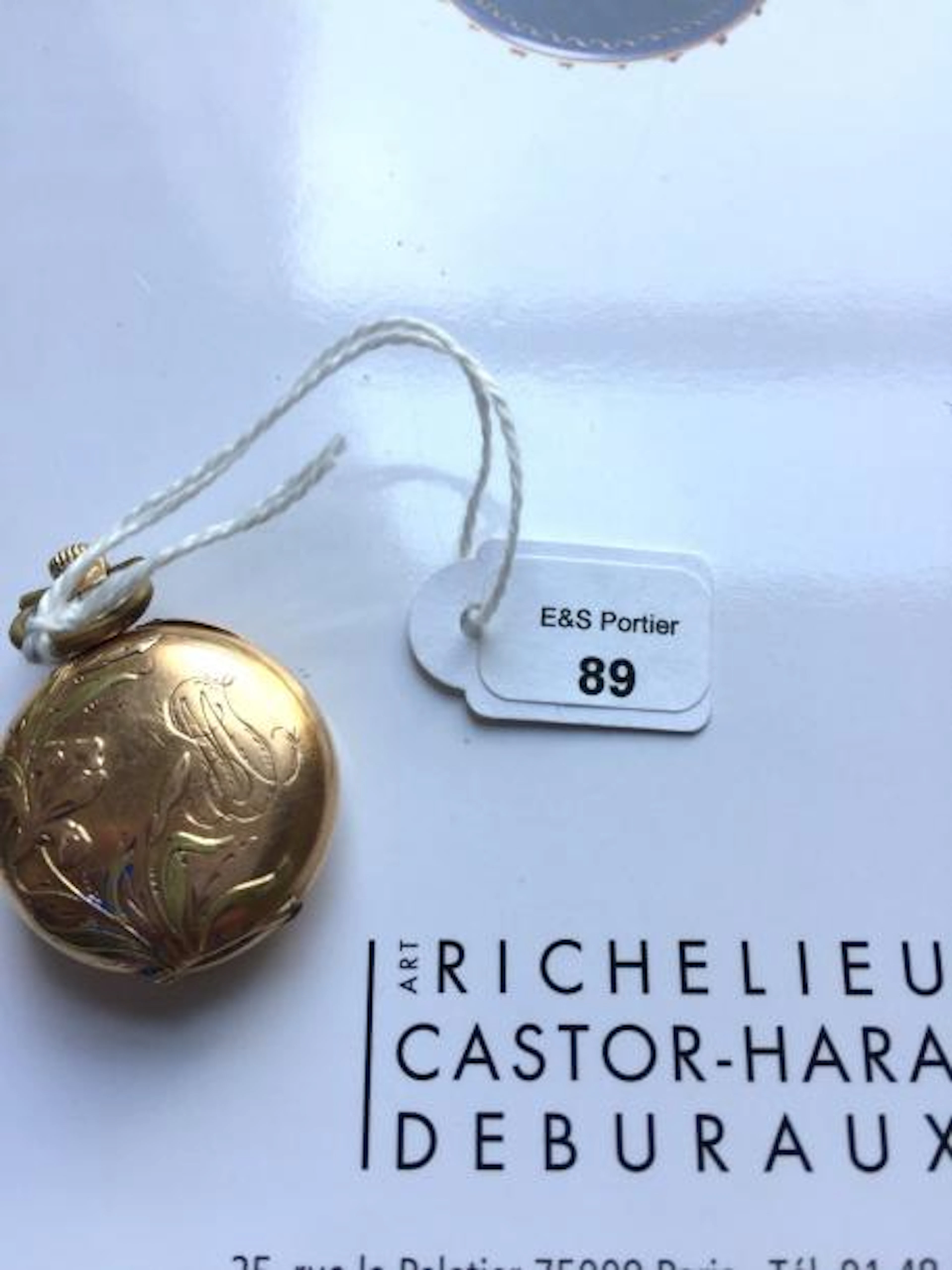 MONTRE DE DAME, en or jaune 750 millièmes,…