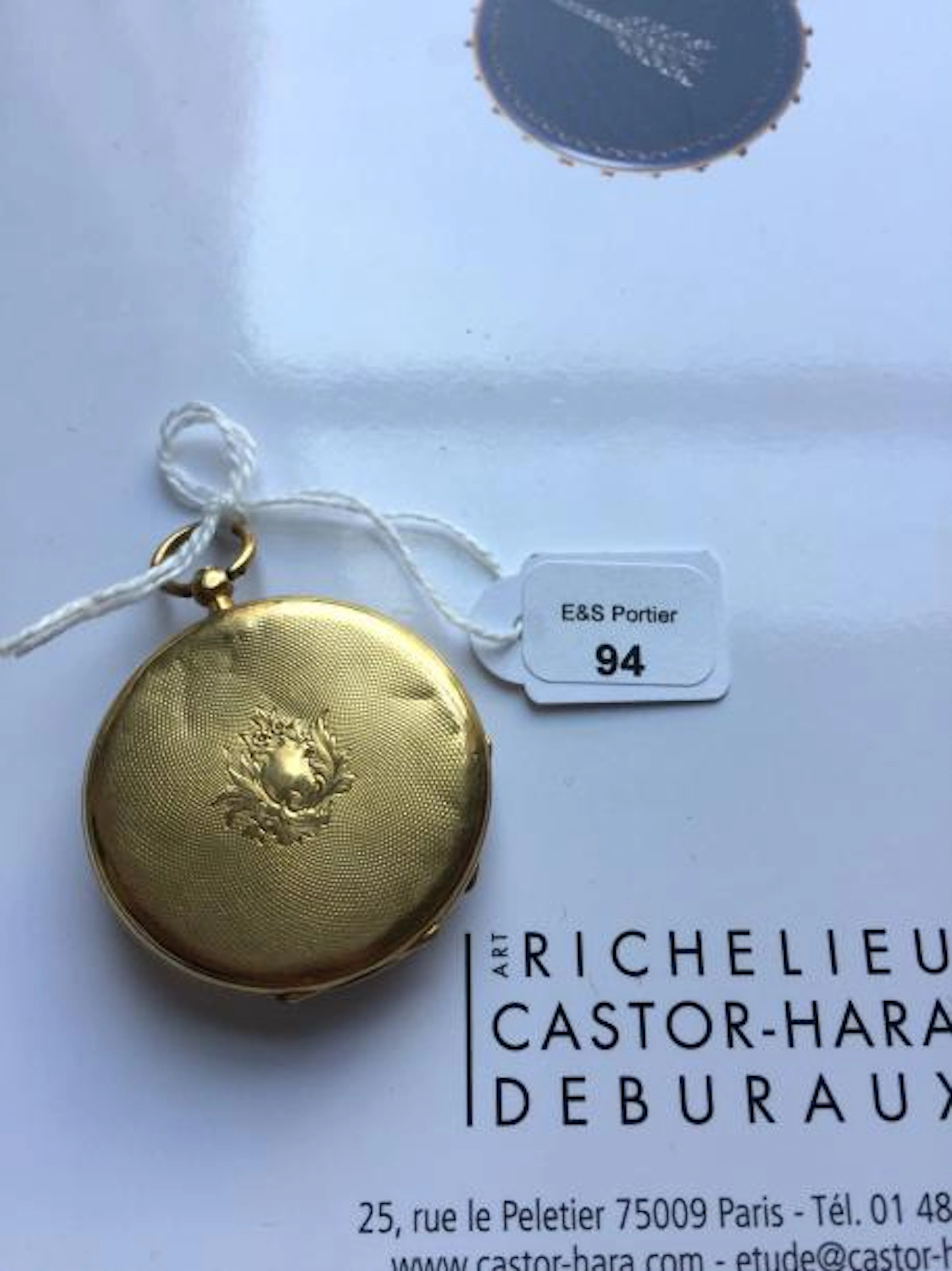 MONTRE DE DAME en or jaune 750 millièmes,…