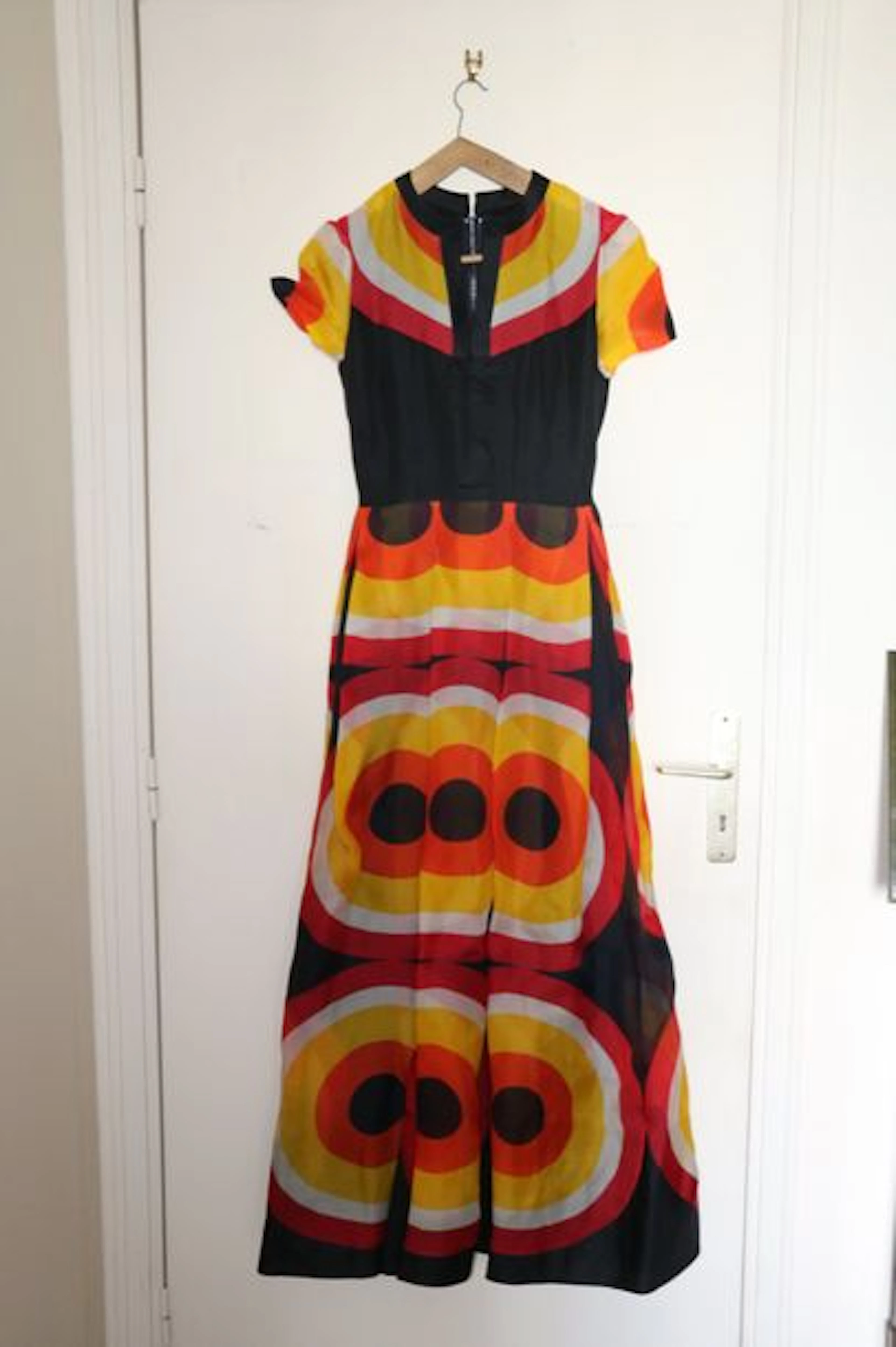 Pierre BALMAIN - Robe longue à motifs de…