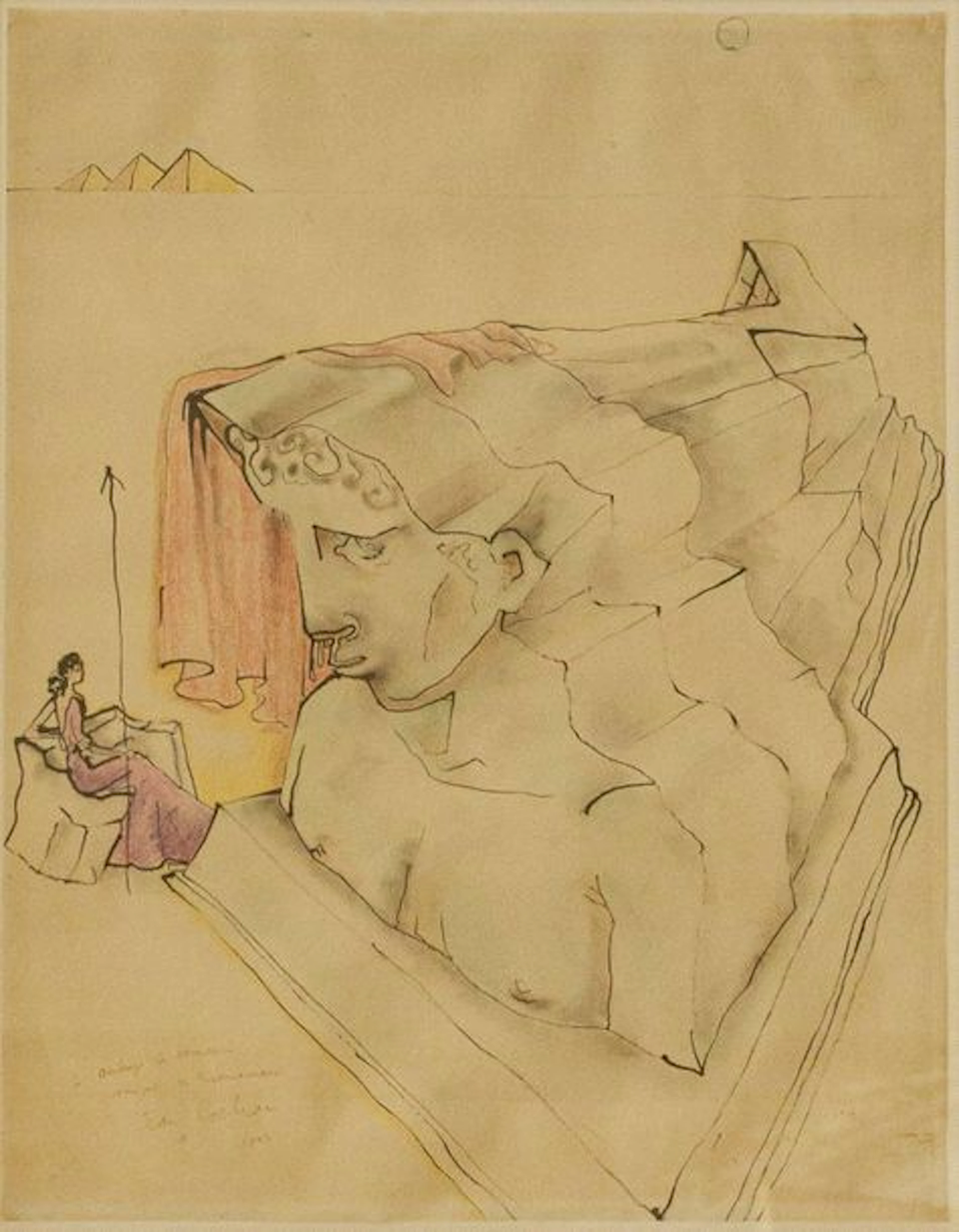 Jean COCTEAU (1889-1963) « Le Sphinx » 1939...