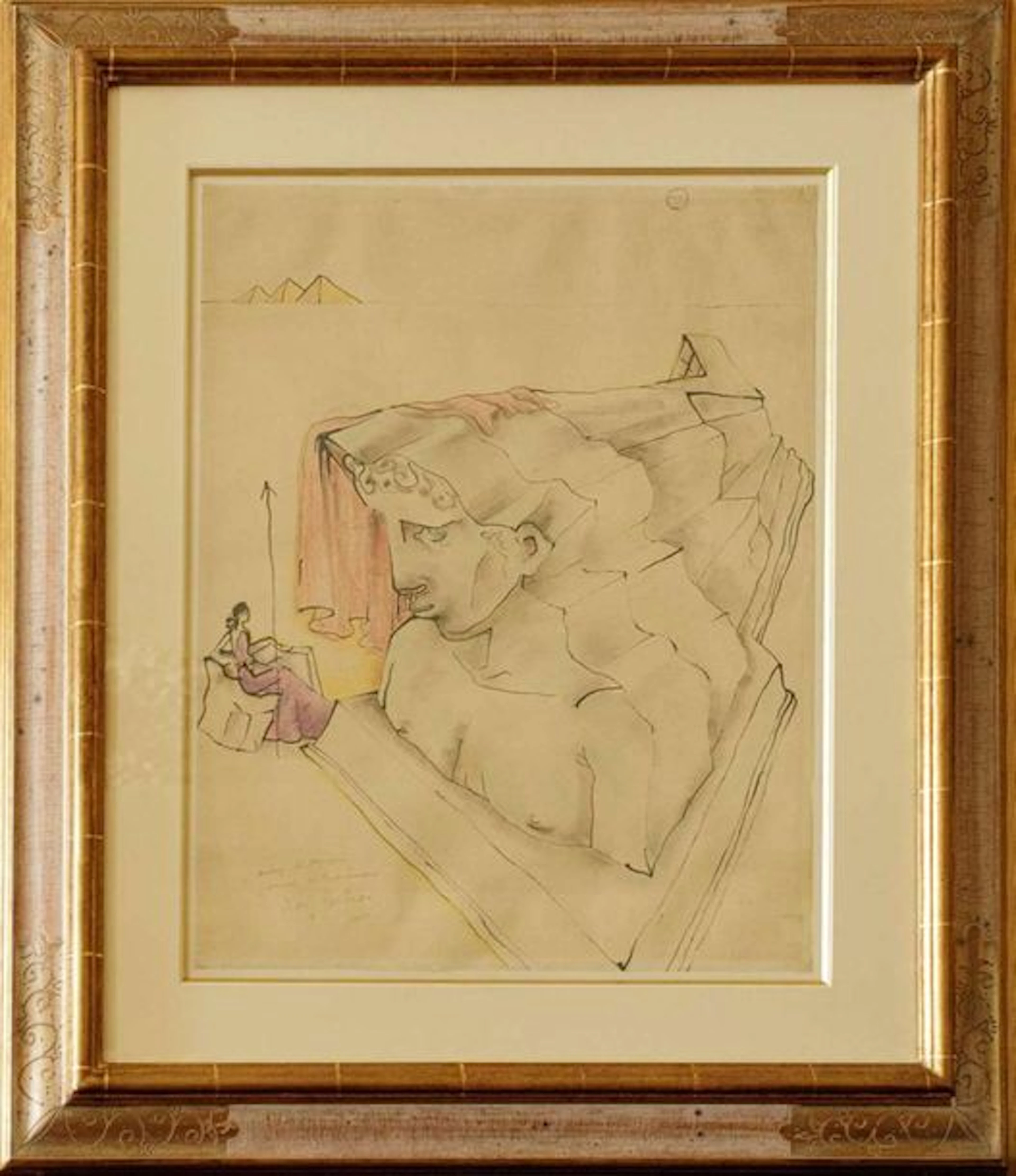 Jean COCTEAU (1889-1963) " Le Sphinx " 1939...