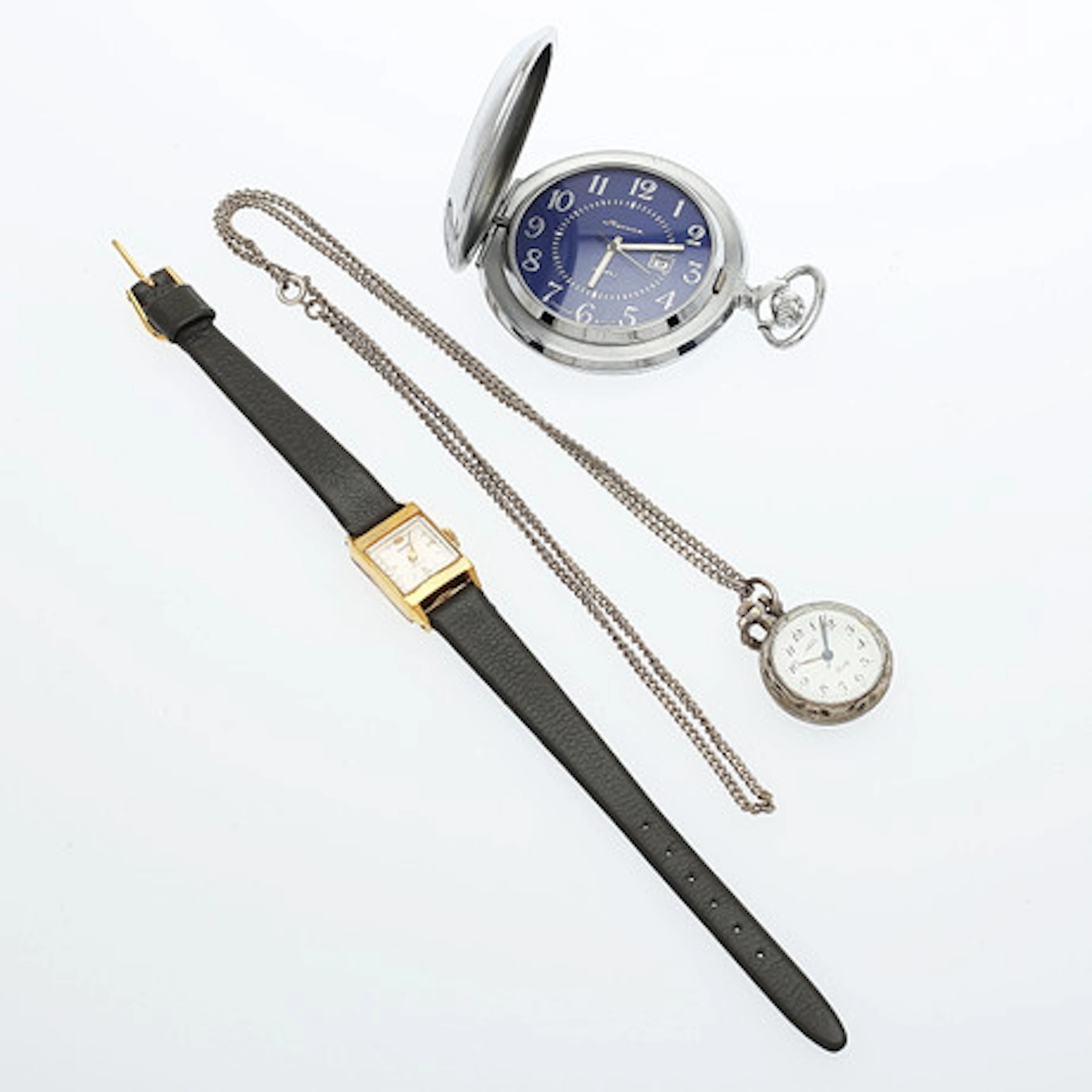 FICKUR, ARMBANDSUR, 3 delar, mekaniska, qu…