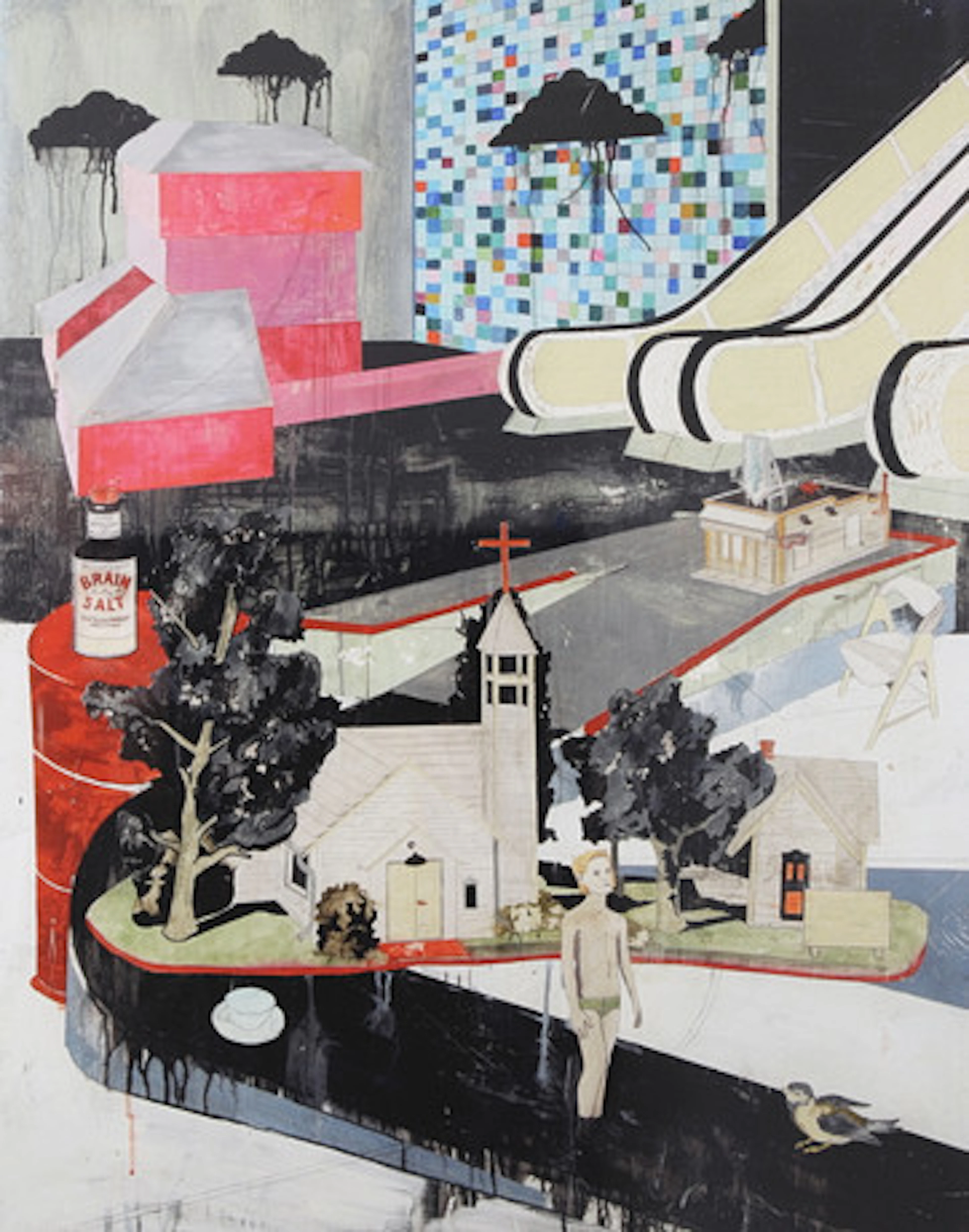 LOVE LUNDELL. "Brainsalt", färglitografi, …