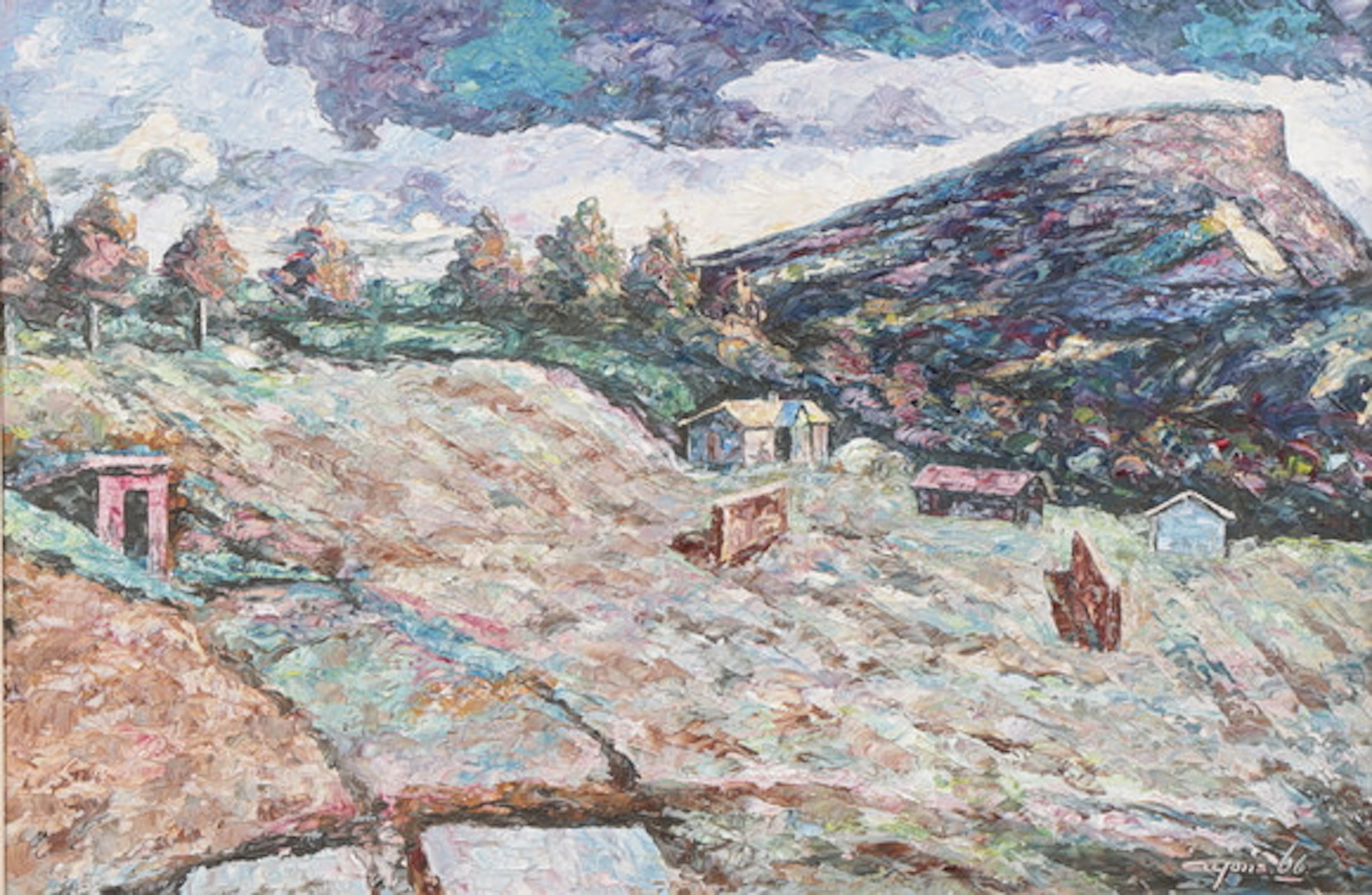 JAN SIGFRID ALFONS CARLSSON. Fäbodar, olja…