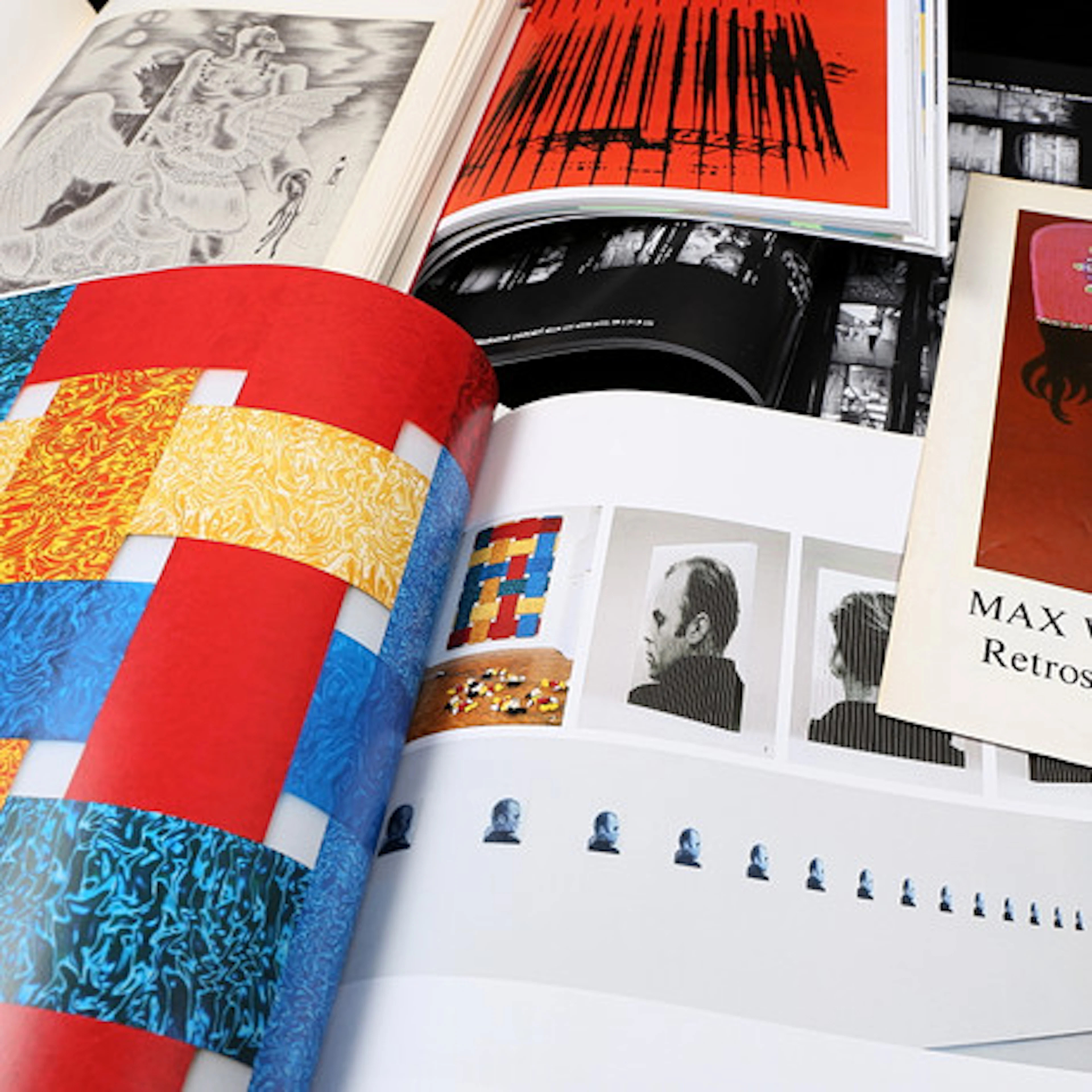 KONSTBÖCKER, 4 st, Andy Warhol, Dan Wolger…