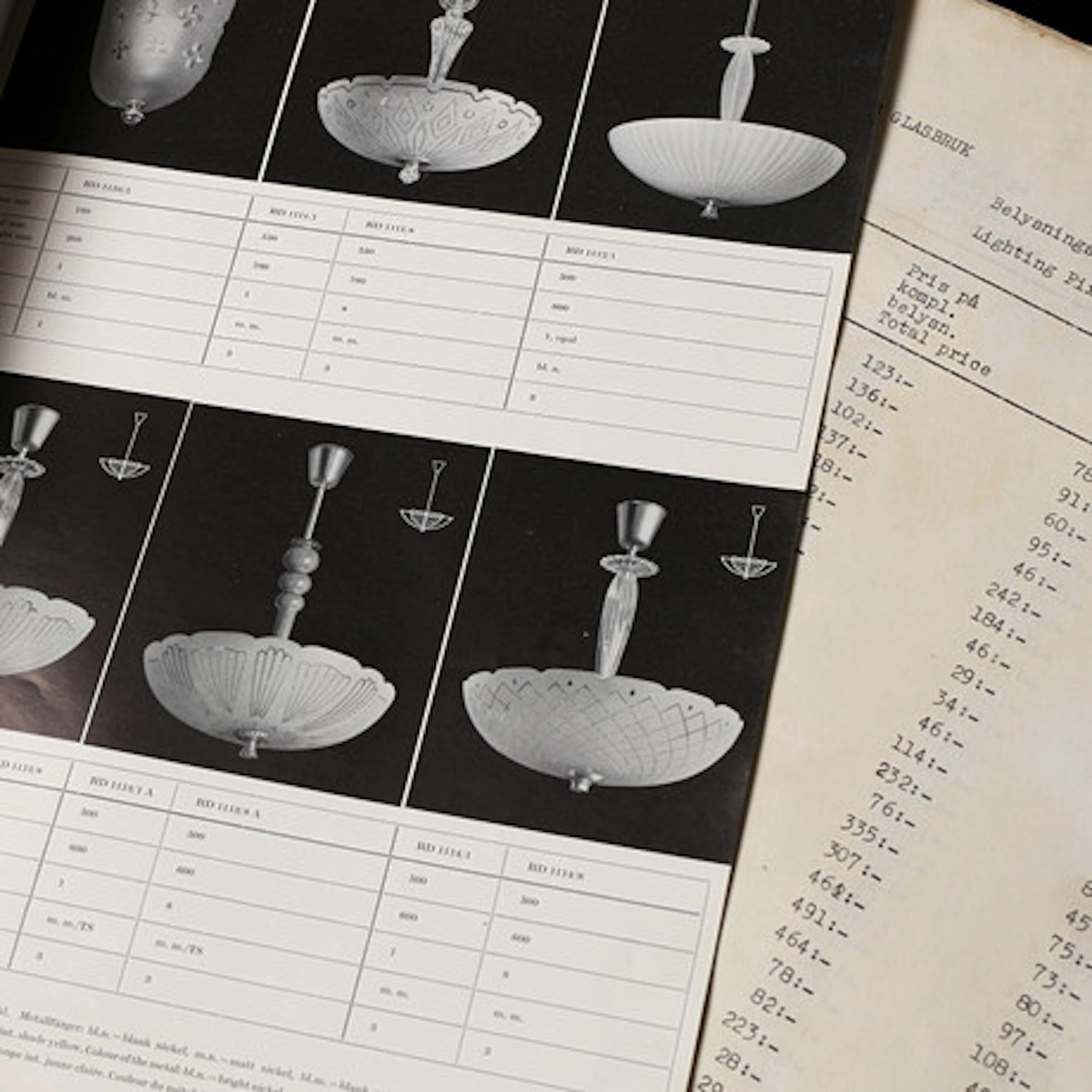 KATALOG, Orrefors nr 23, 1950.