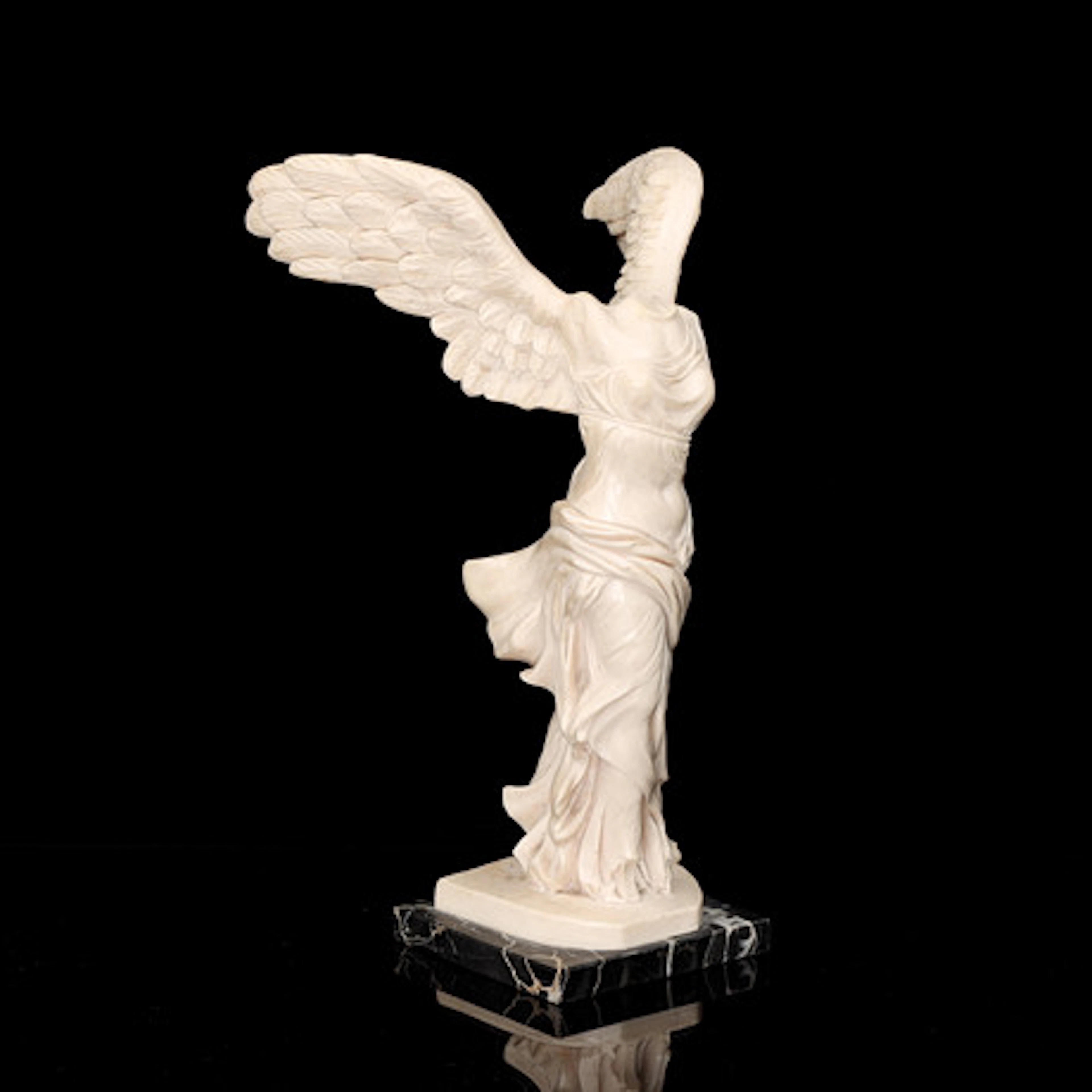 SKULPTUR, ängel, konstmassa, A. Santini, C…