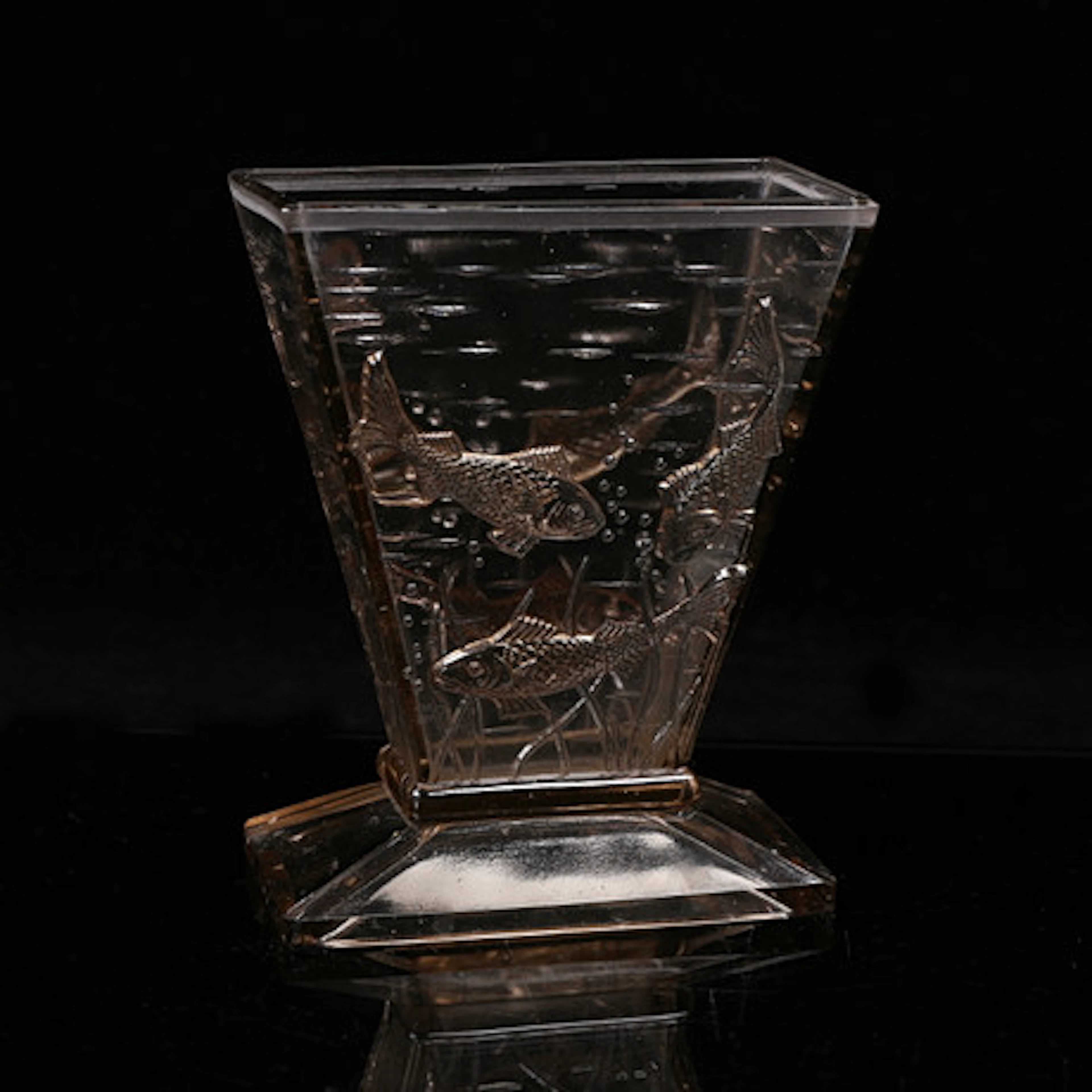 VAS, glas, art deco, Baccarat, Frankrike.