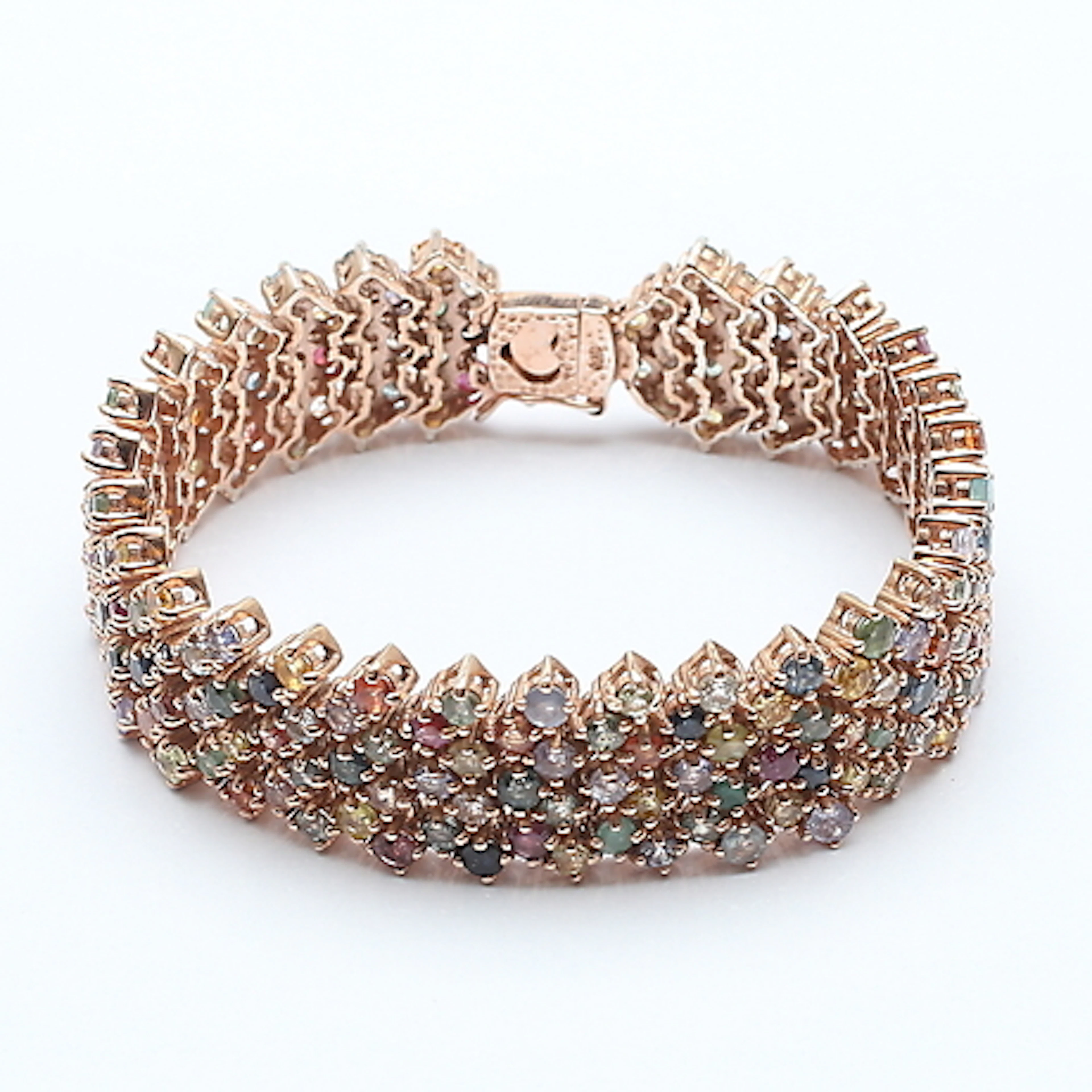 ARMBAND, roséguldspläterat sterlingsilver …