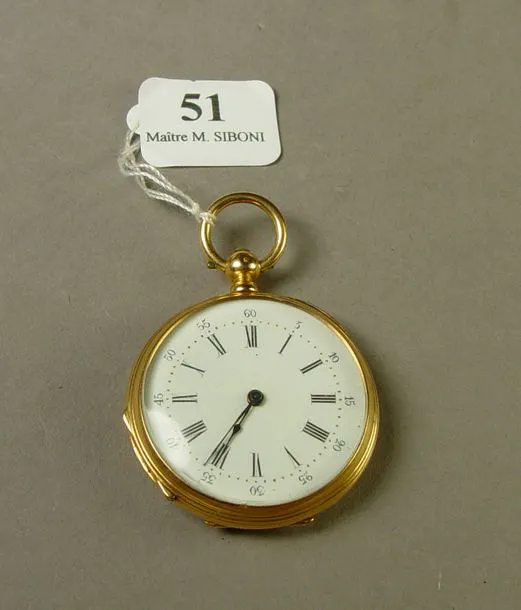 Petite Montre De Col Ou Pendentif MILOS - Mouvement Suisse à Réviser - Vintage Occasion