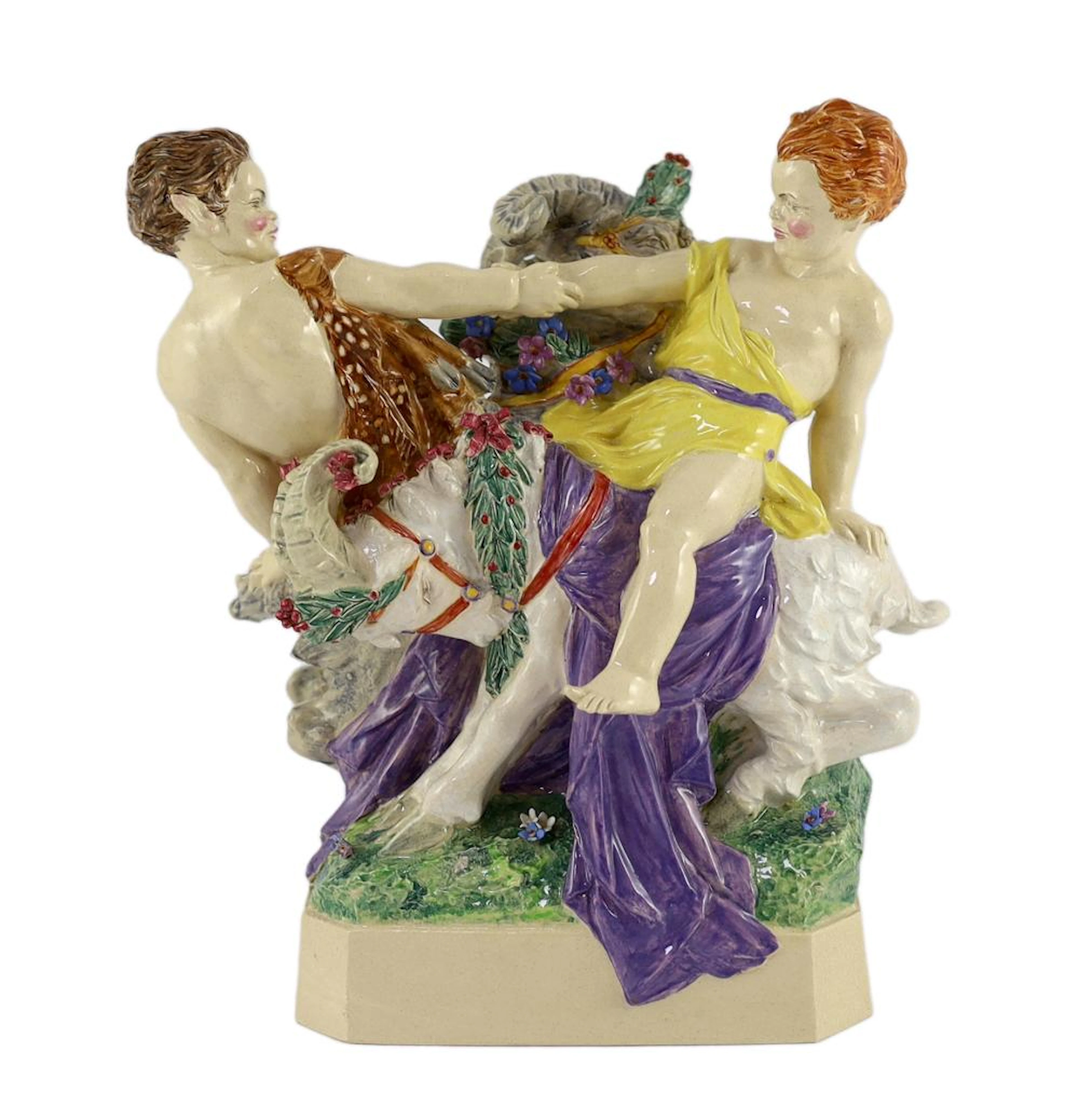 Charles Vyse (1882-1971) - a Chelsea Pottery group