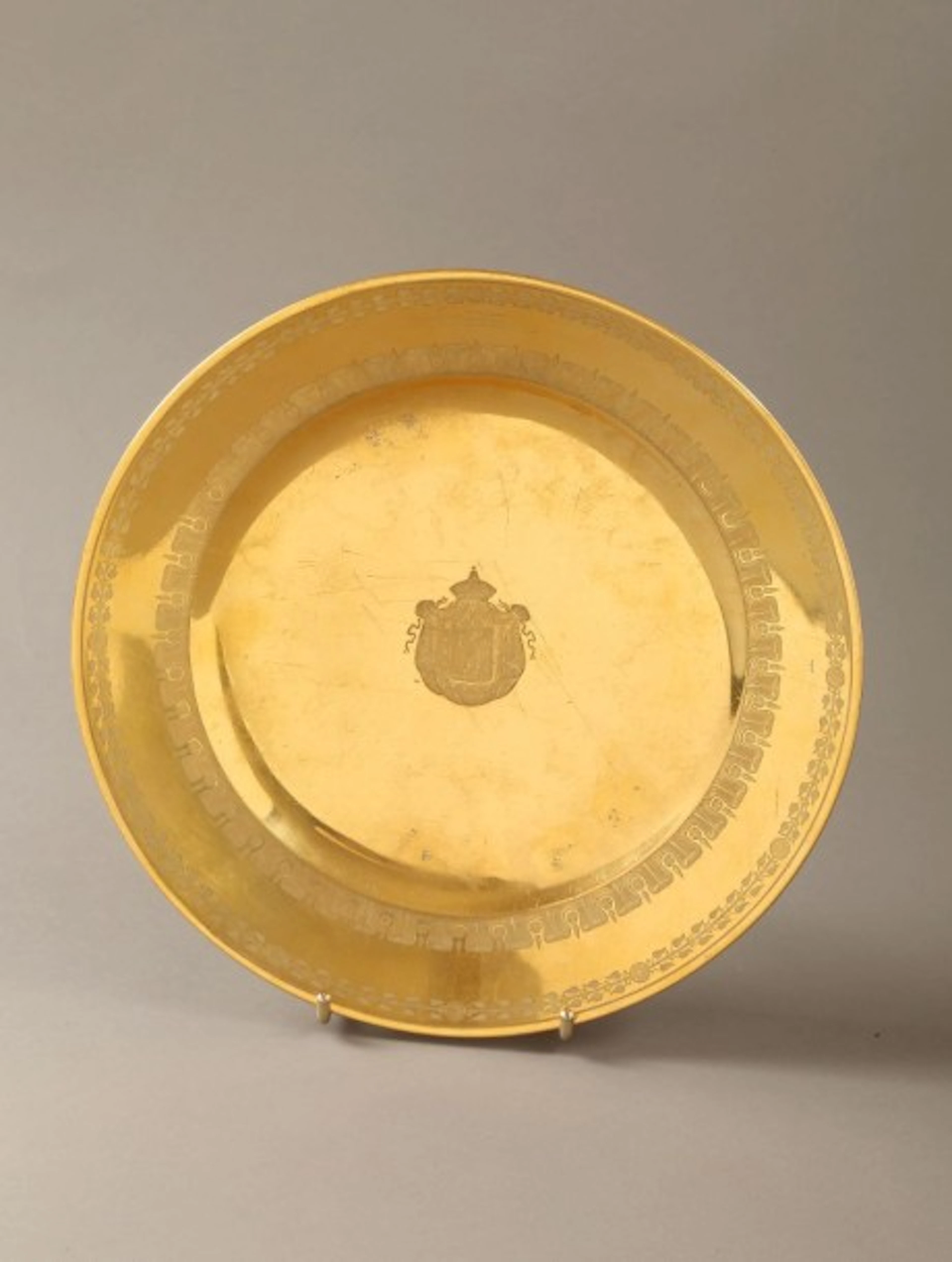 Rare assiette du service à dessert au chiffre de l'Impératrice Joséphine
