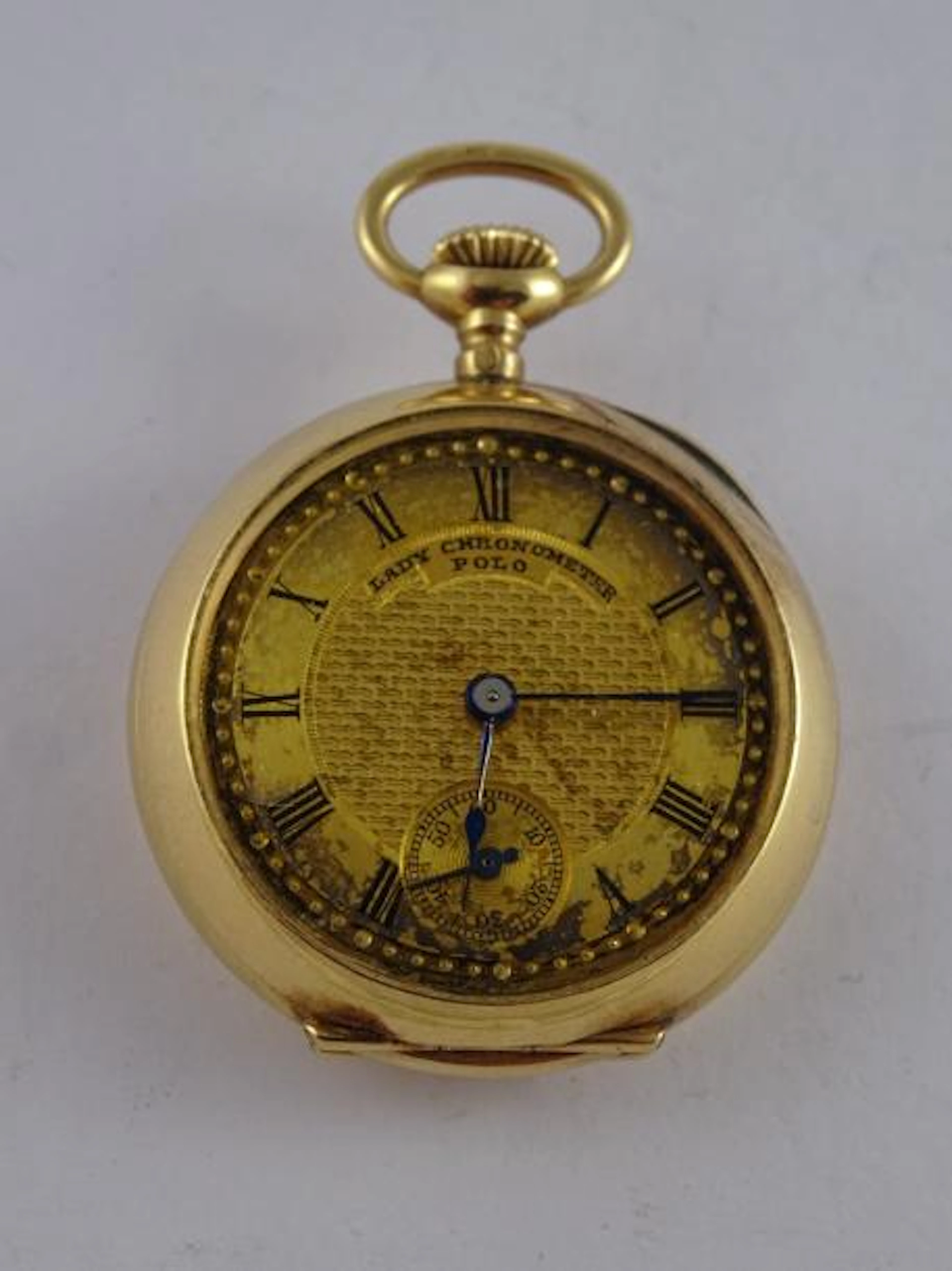 Montre de col en or jaune 750