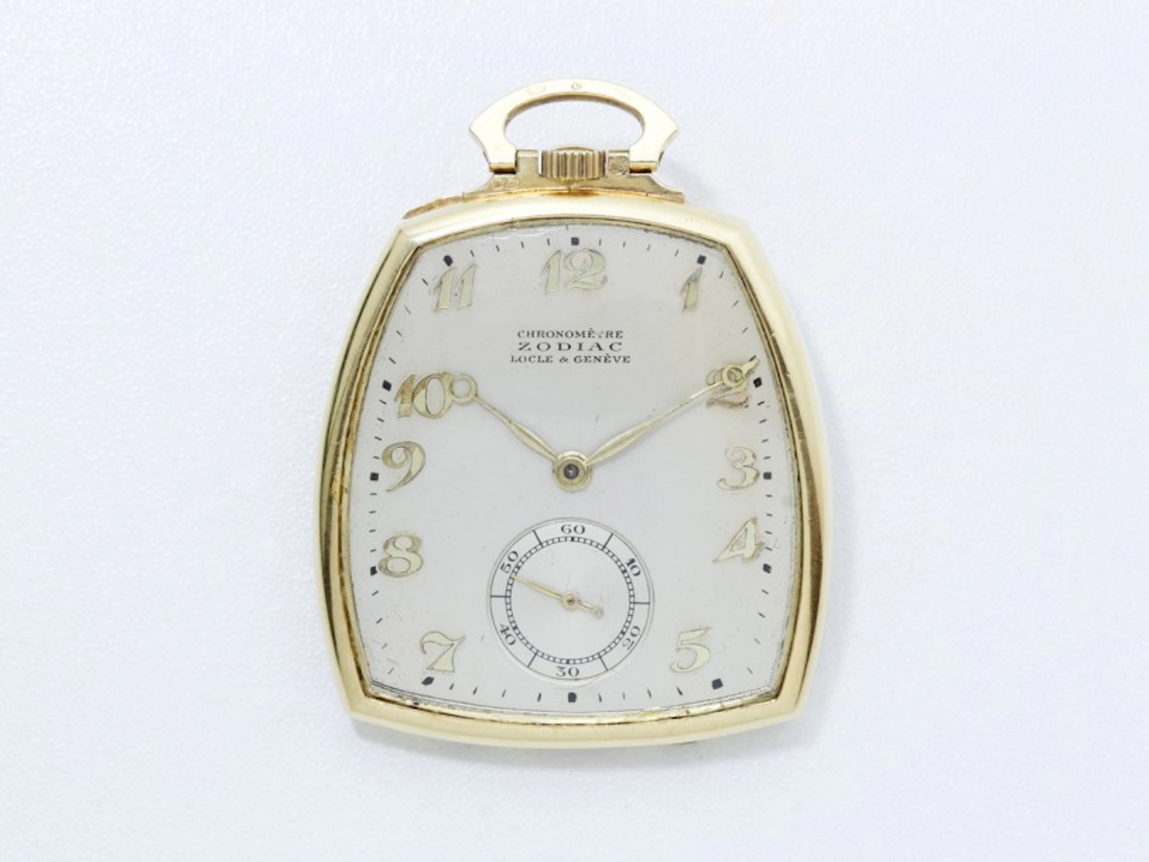Montre de poche en or 750 millièmes