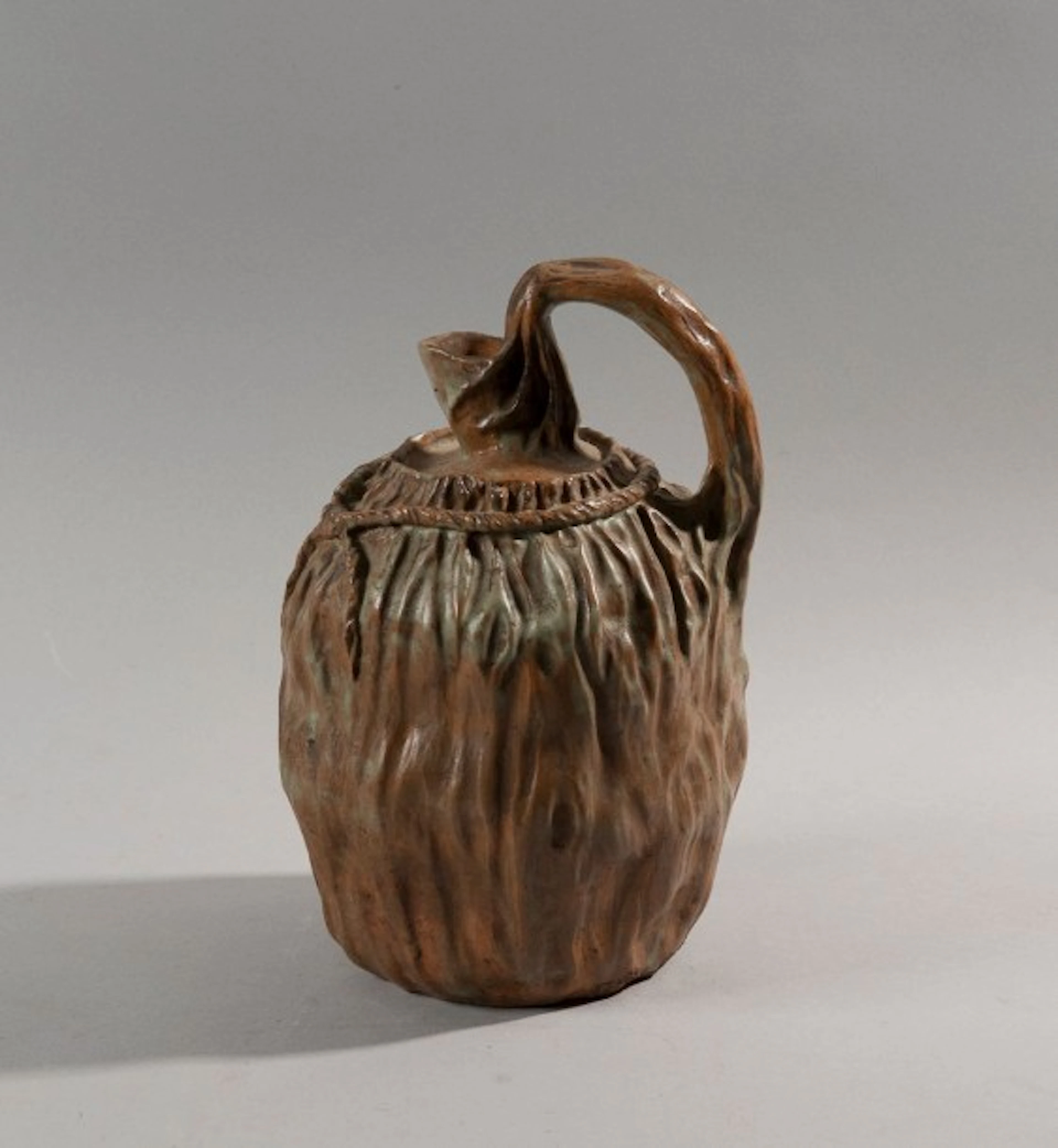 Abbé Pierre PACTON (1856-1936) Pichet de forme coloquinte en...