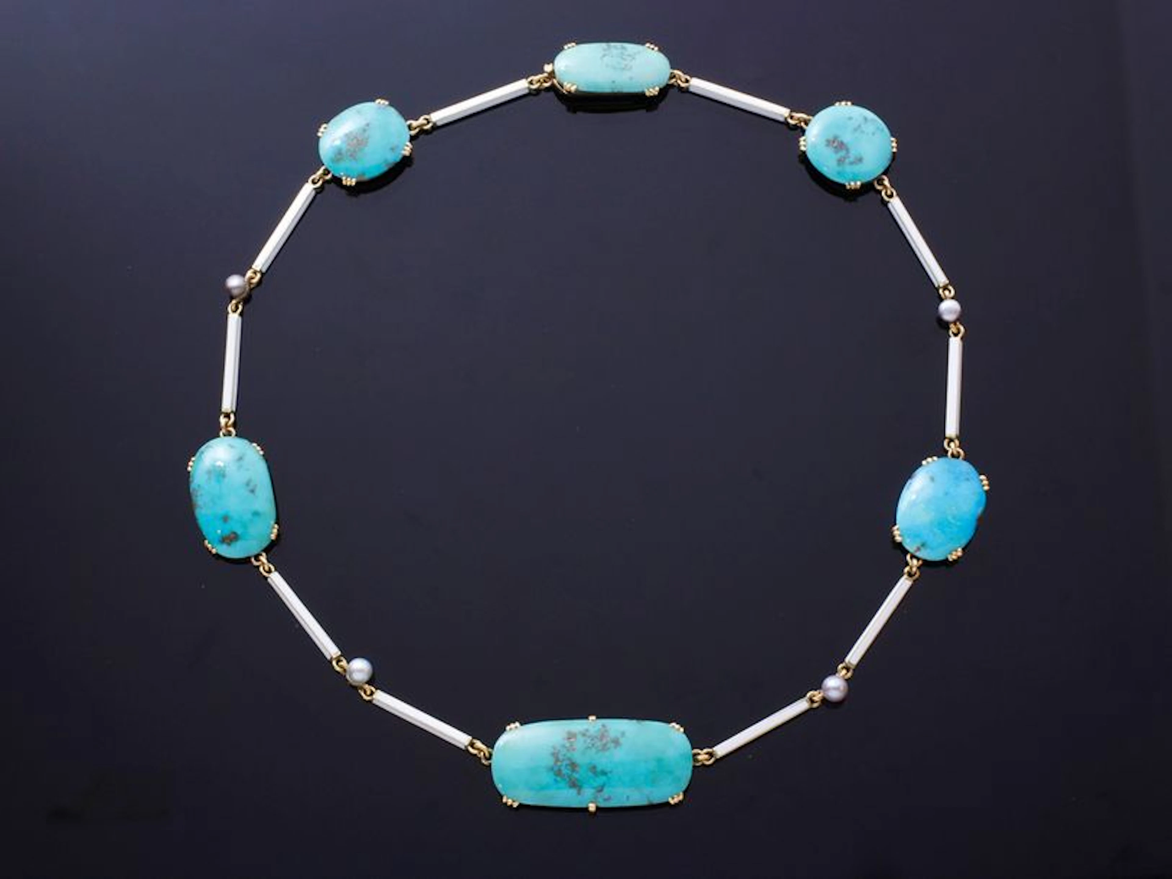 Georges FOUQUET Collier ras de cou en or…