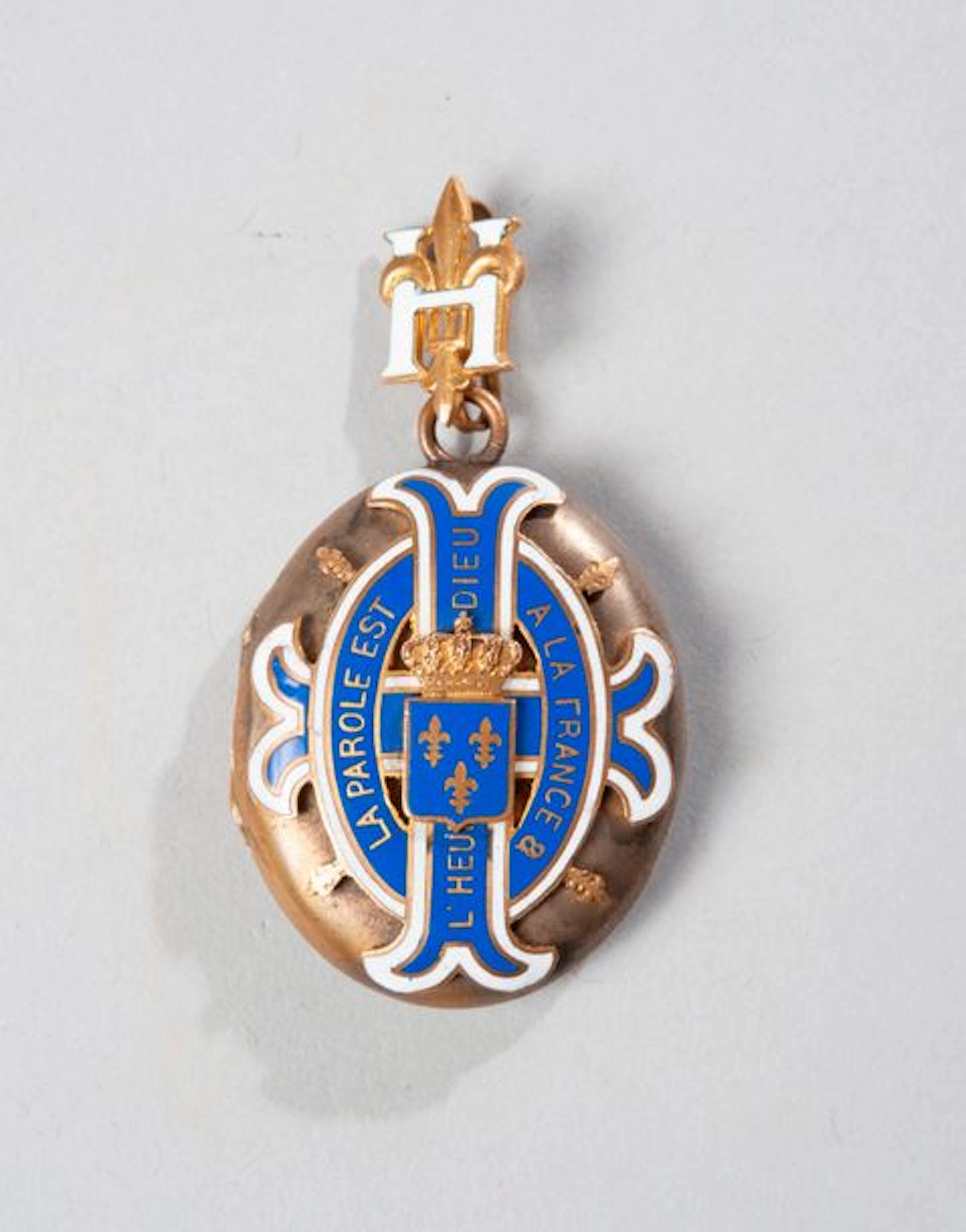 Médaillon ovale pendentif porte-photographie…