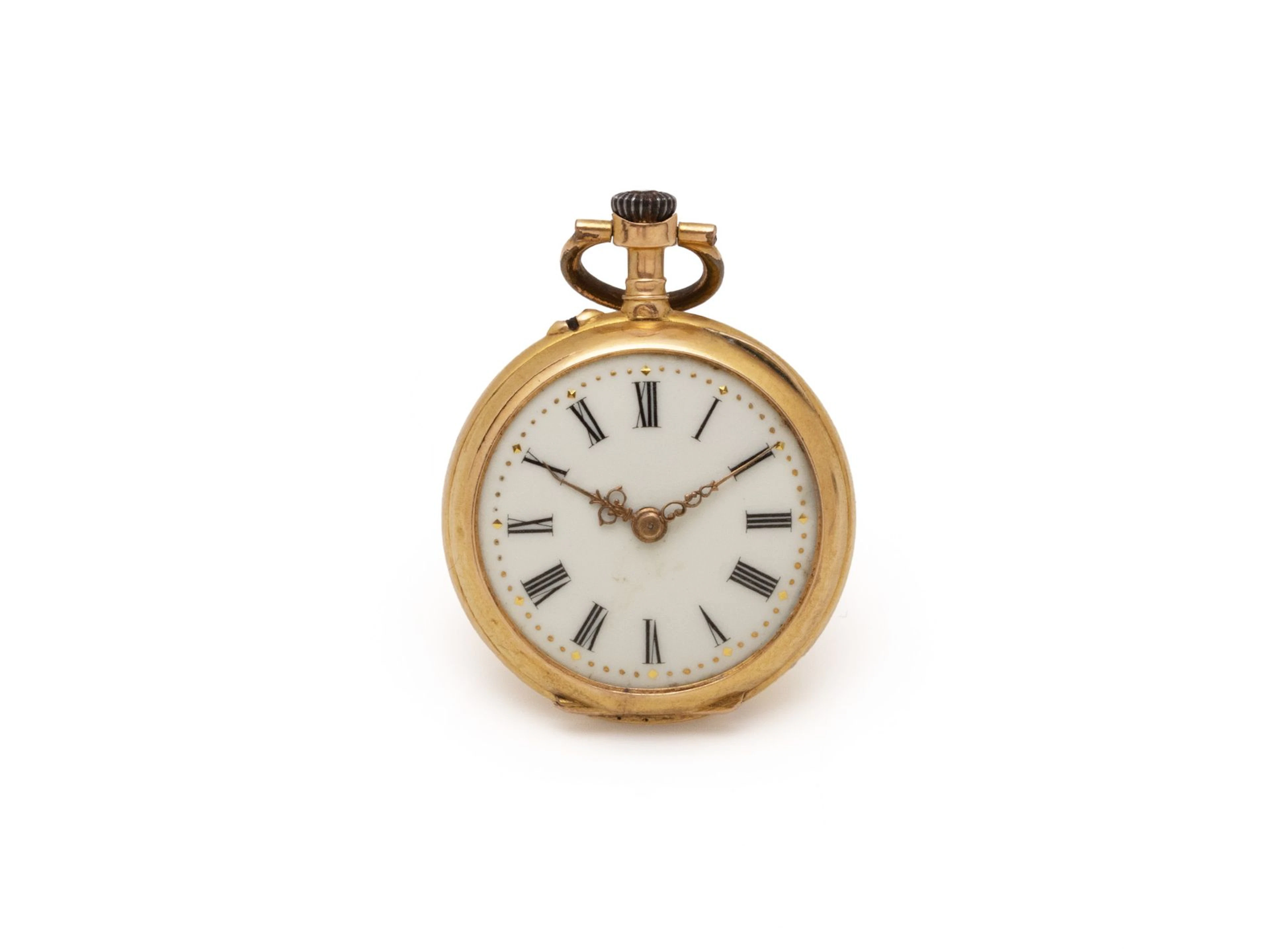 Montre de col en or 750 millièmes