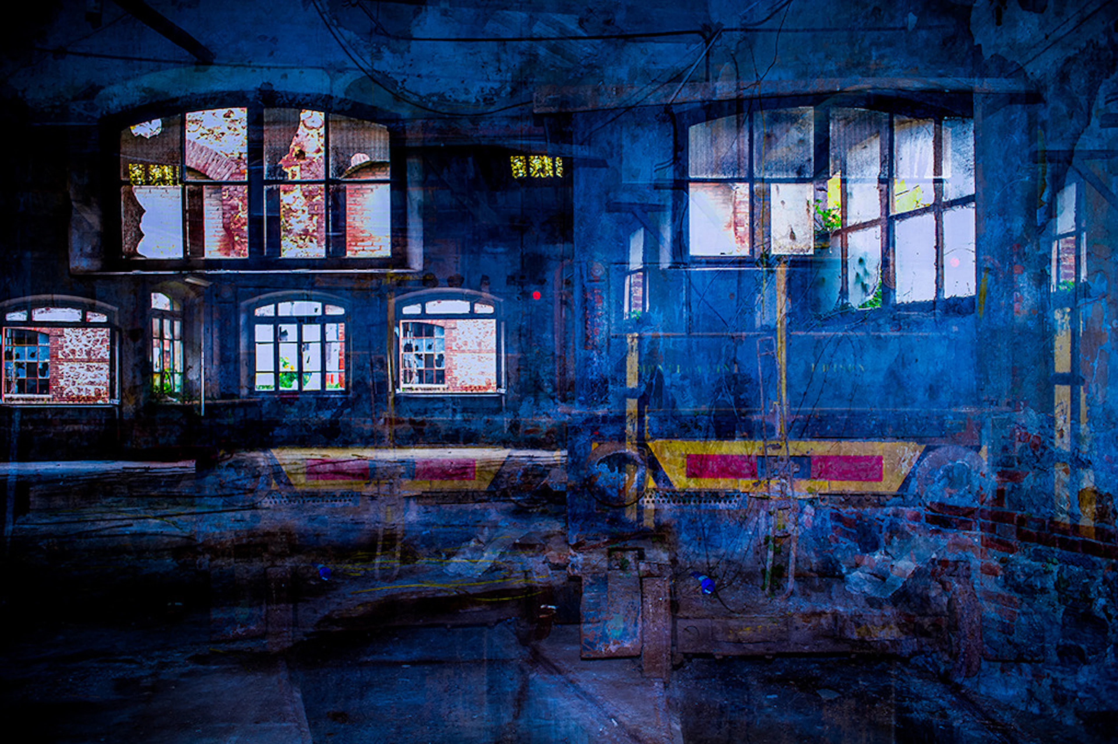 IVAN DA SILVA. Fotografi, på plexiglas. IDS-2101, Fabbrica Naturale. Signerat.