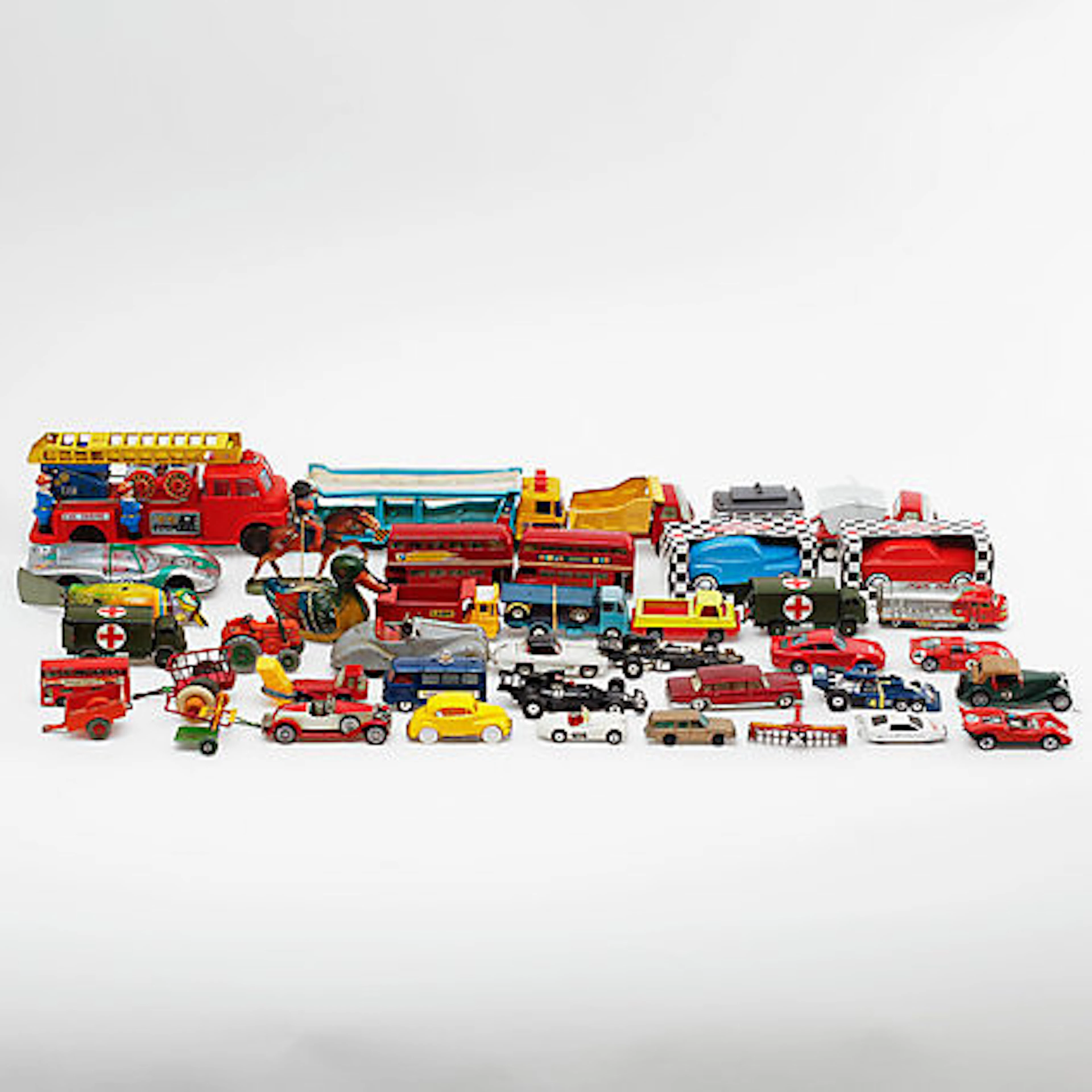 PARTI LEKSAKER, bl.a. Dinky Toys, Tonka.