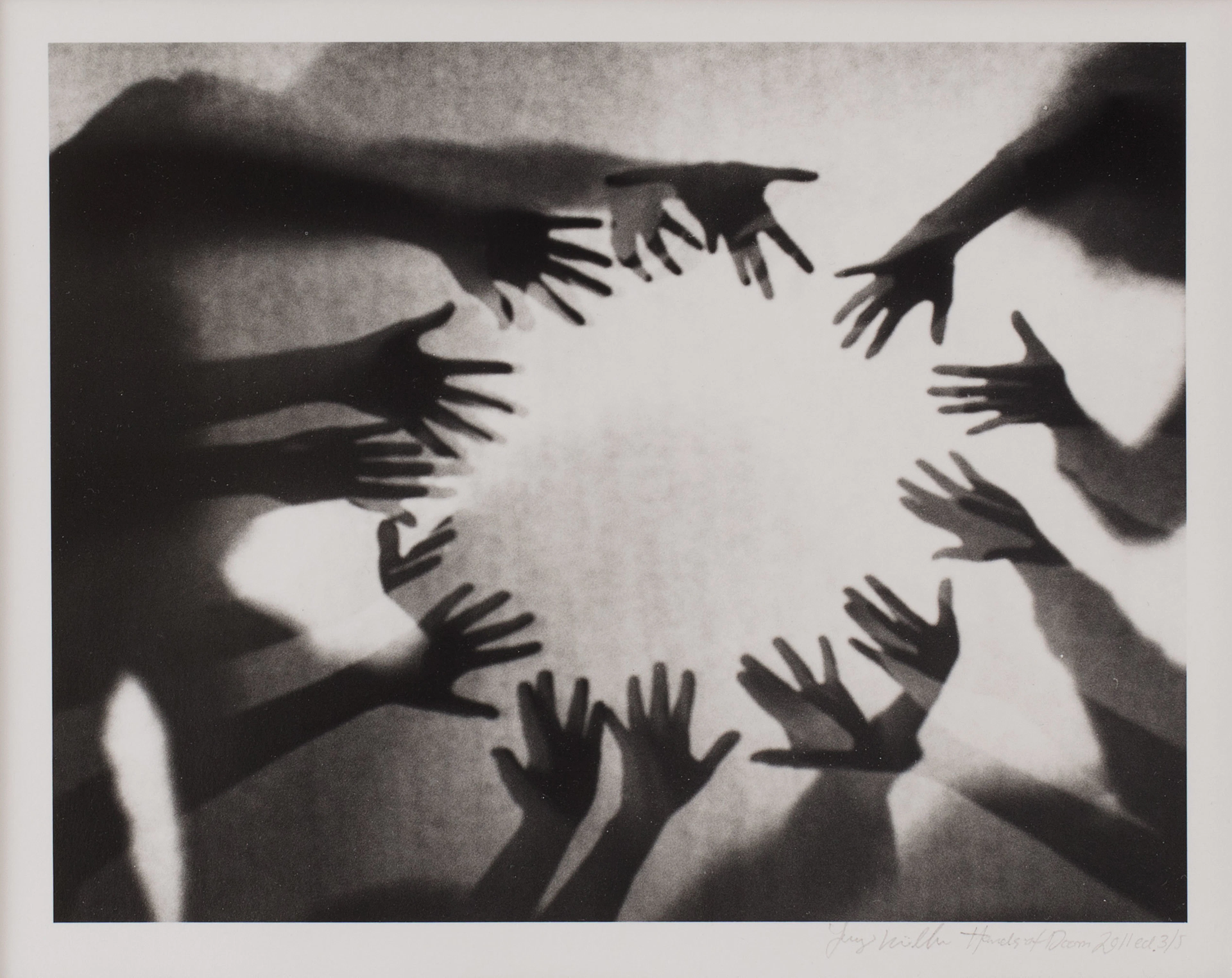 JENNY KÄLLMAN (F.1973). "Hands of doom" 2011, silvergelatin.