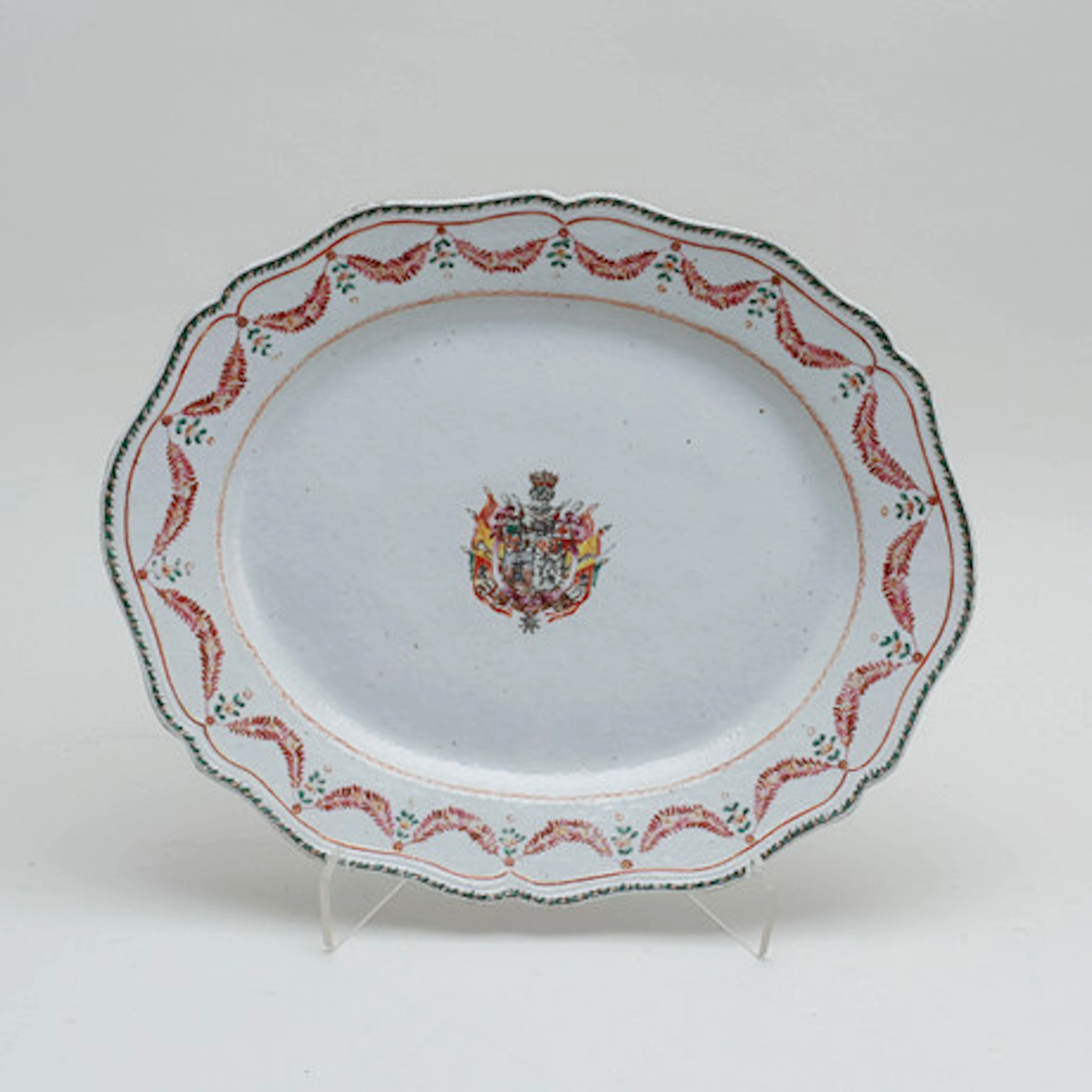 FAT, "Vapenporslin" Kina, 1700-tal.